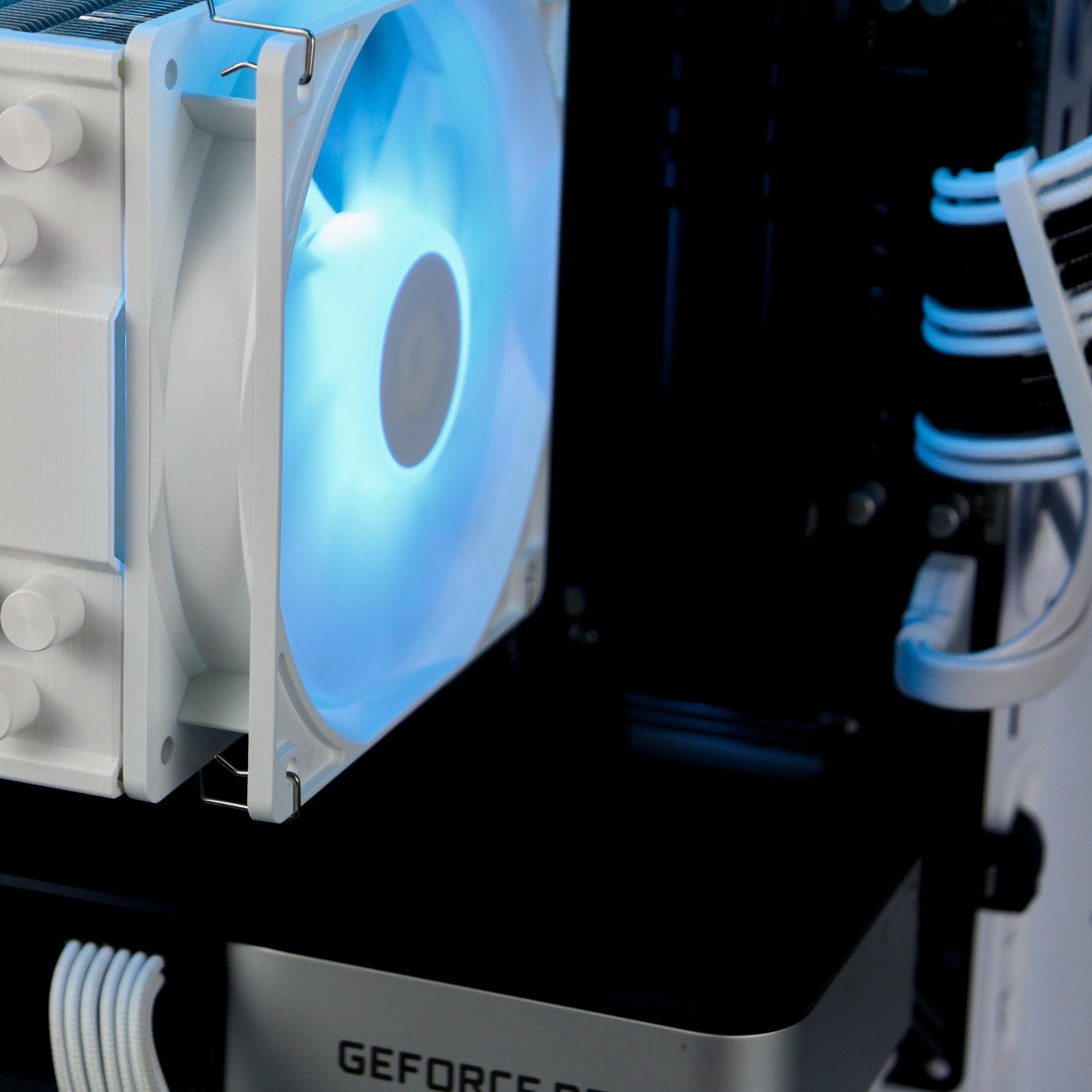 🧊❄️🧊 White Gaming PC – RTX 3060 TI , Ryzen 5 3600, 16GB RAM, 1TB SSD - WiFi, BlueToot...