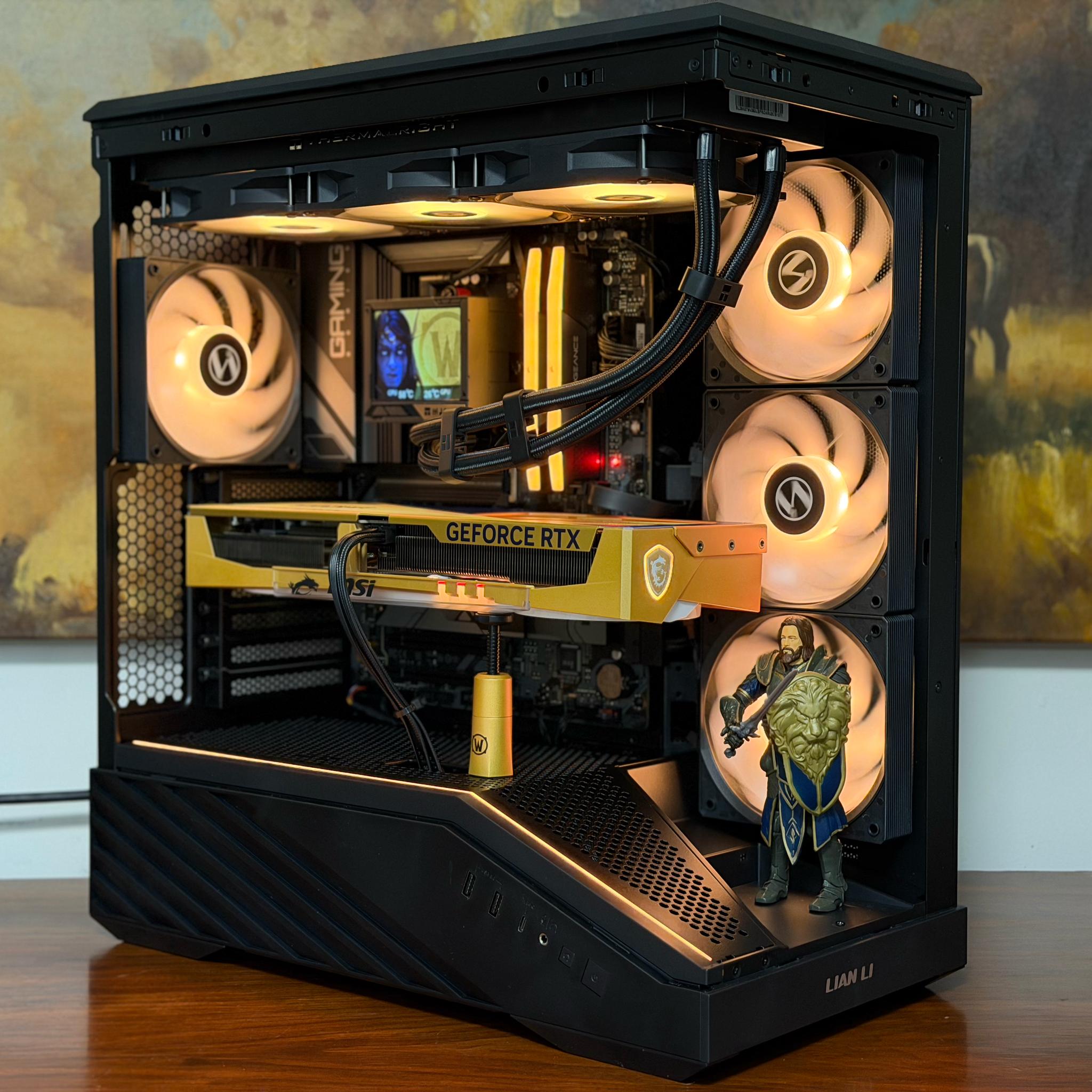 RTX 5070 Warcraft | Ryzen 5 7600X3D | 32GB DDR5 | 1TB SSD | B650 | 360 AIO | 750W | Lian Li V100R