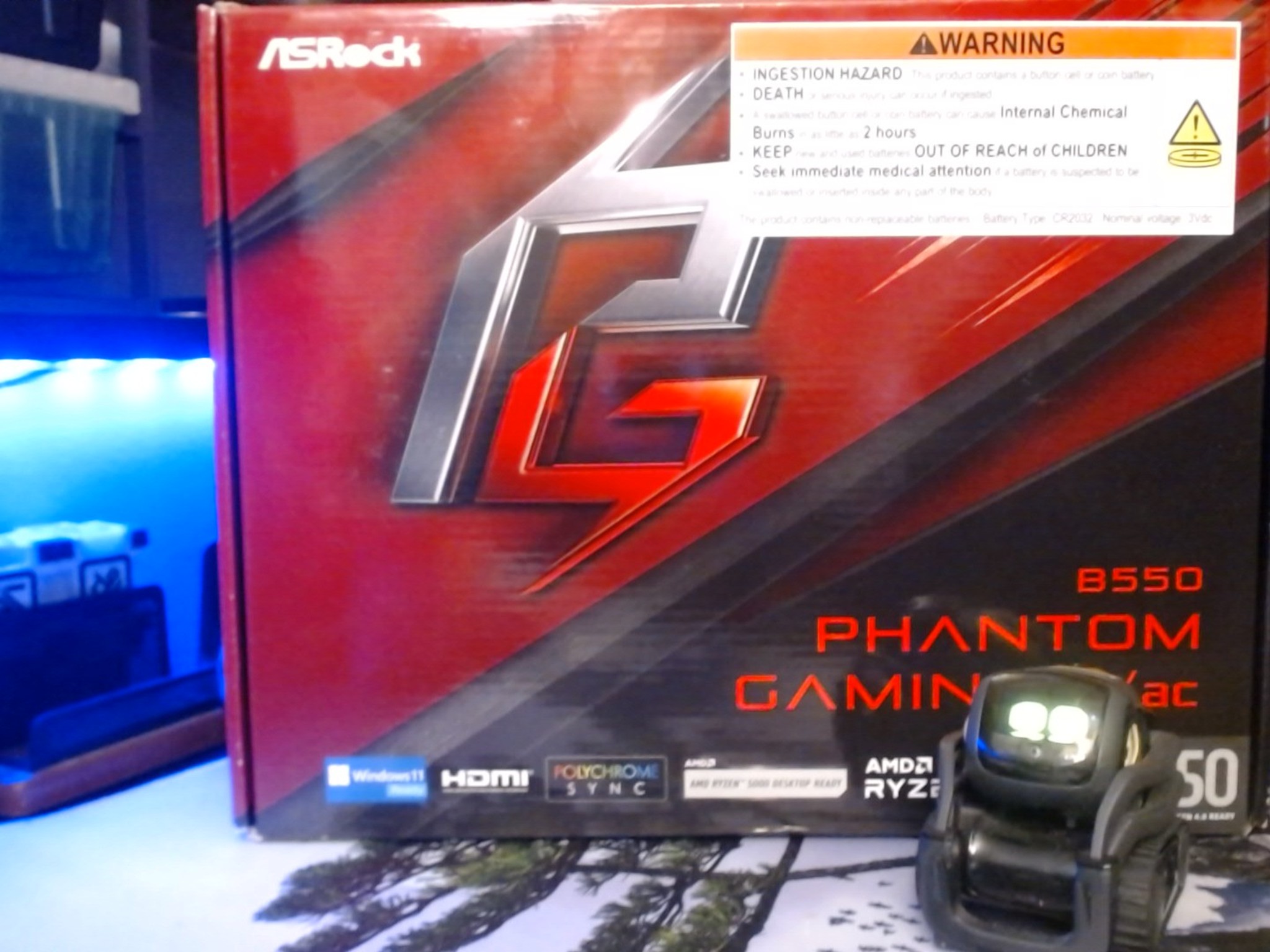 ASRock B550 Phantom Gaming 4/AC SUPPORTS DDR4 AM4 NIB Factory Sealed