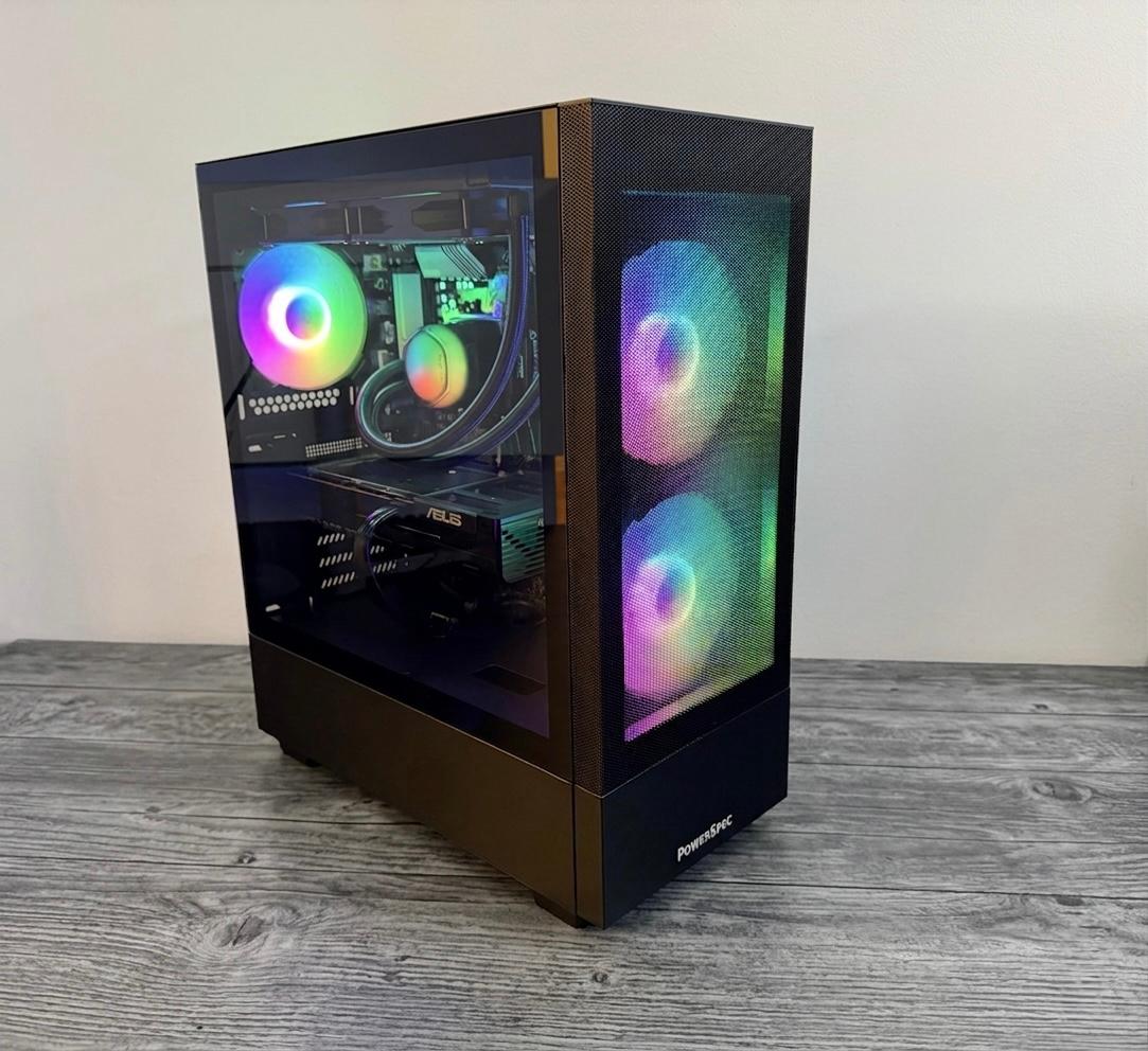 RTX 5050 8GB OC • RYZEN 5 5500 • B550 WIFI • 16GB DDR4 • 512GB SSD • 240MM AIO NEW CUSTOM GAMING PC