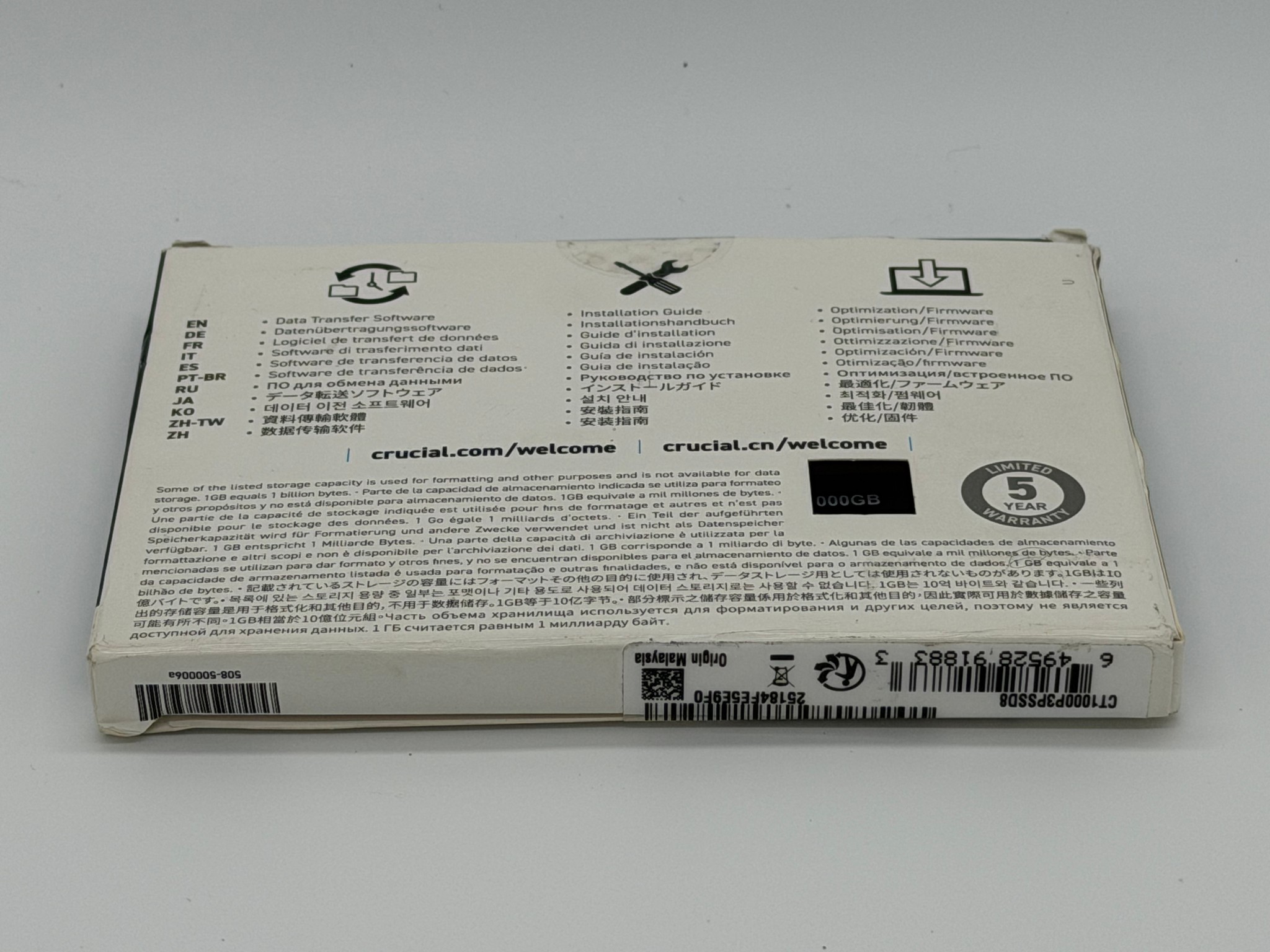Crucial P3 Plus 1TB NVMe Internal SSD (CT1000P3PSSD8)