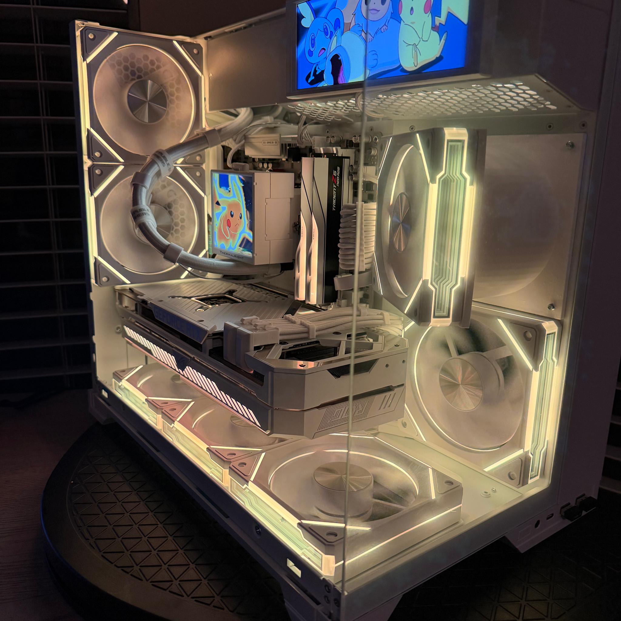NEW Ryzen 5 7600X | ASUS ROG RTX 3070 White | 32GB DDR5 | 1TB | LCD AIO