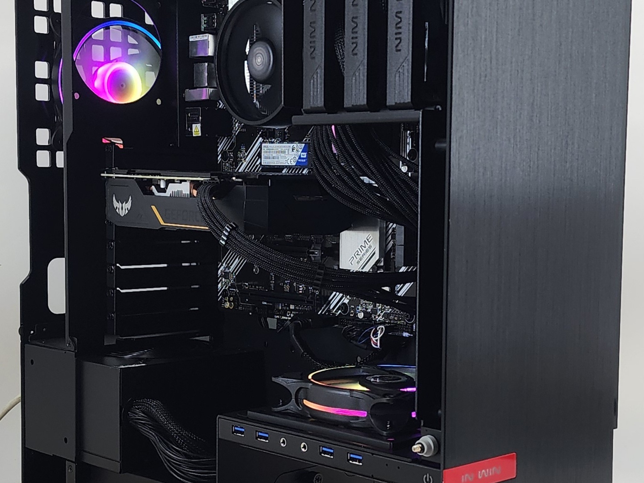 Gaming PC Ryzen 7 5700G 16GB RAM 500GB SSD GTX 1660 SUPER 6GB Win11 Computer