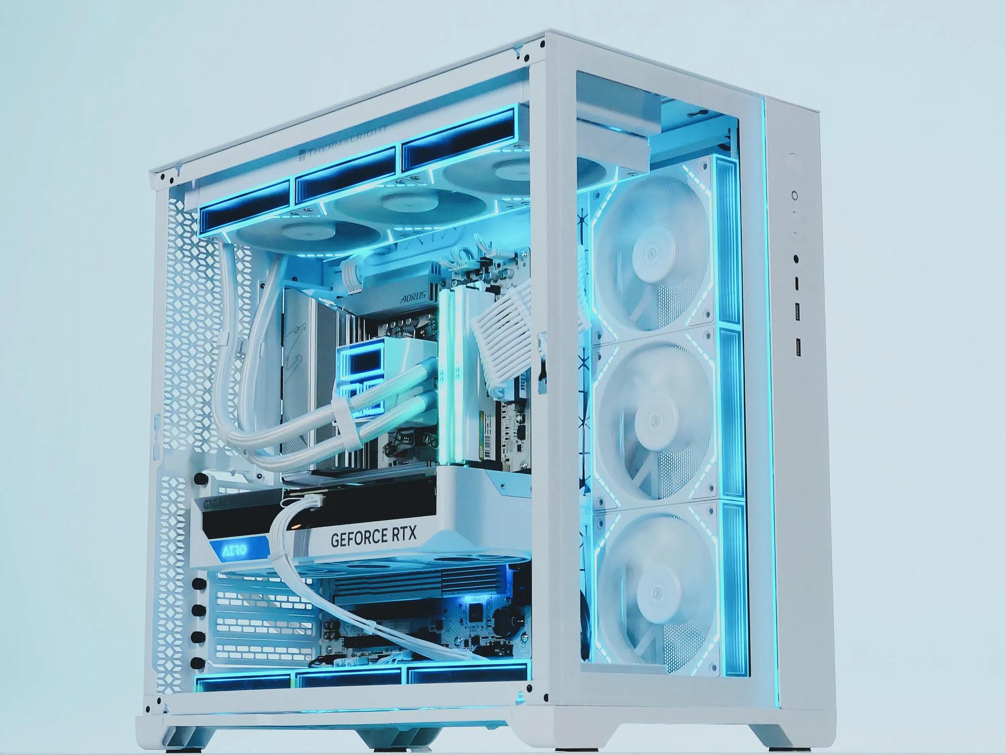 🌨️🐧Antarctic Gaming PC❄️Nvidia RTX 4070  Super 12GB❄️AMD Ryzen 7 7700❄️32GB DDR5❄️1TB NVME Gen4