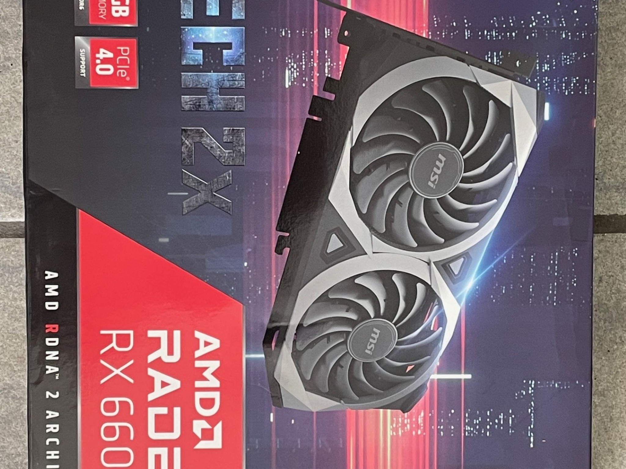 MSI AMD Radeon RX 6600 MECH 2X 8GB GDDR6 Graphics Card, Used.