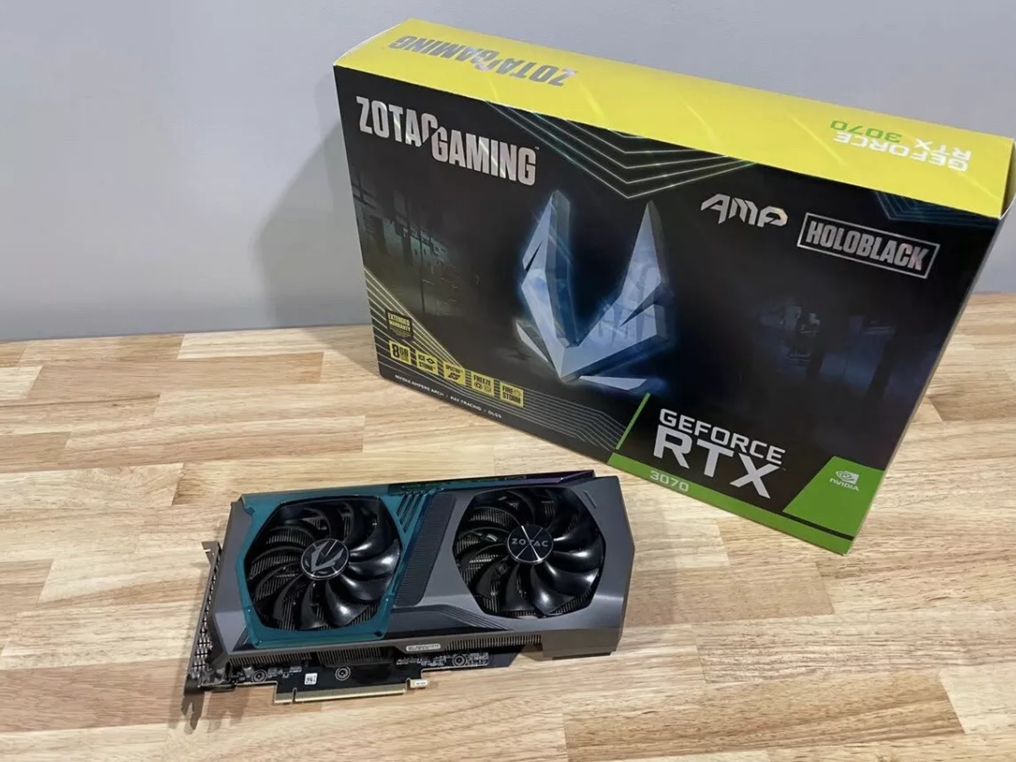 ZOTAC GAMING GeForce RTX 3070 AMP Holo LHR 8GB GDDR6 Graphics Card