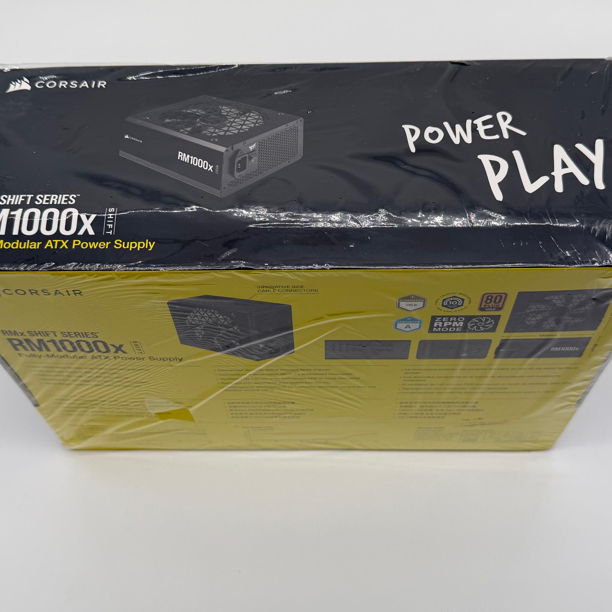 Corsair RMx Shift 1000W 80+ Gold Fully Modular ATX Power Supply – Sealed Retail Box
