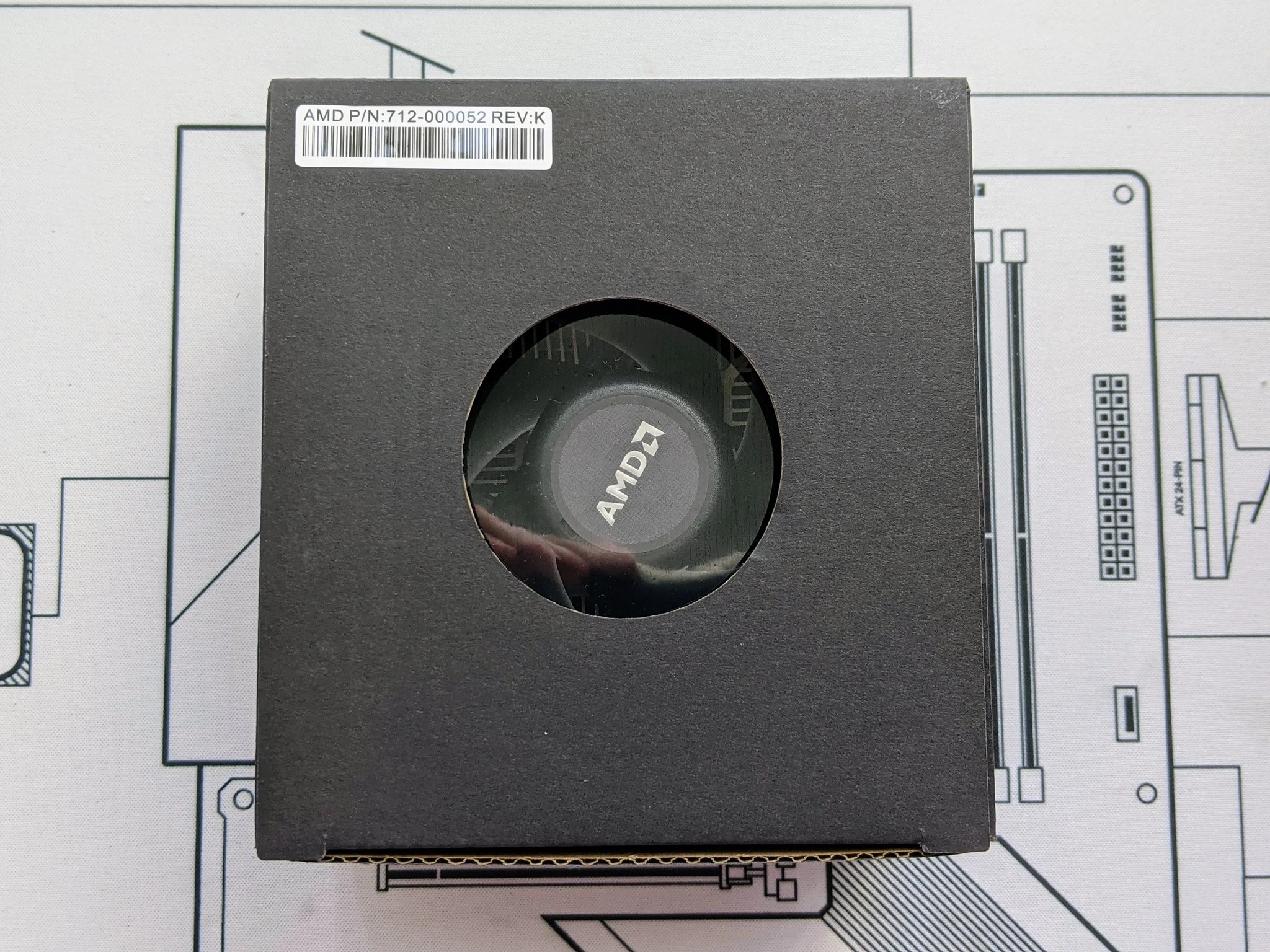 AMD Wraith Stealth Socket AM4 4-Pin Stock Cooler
