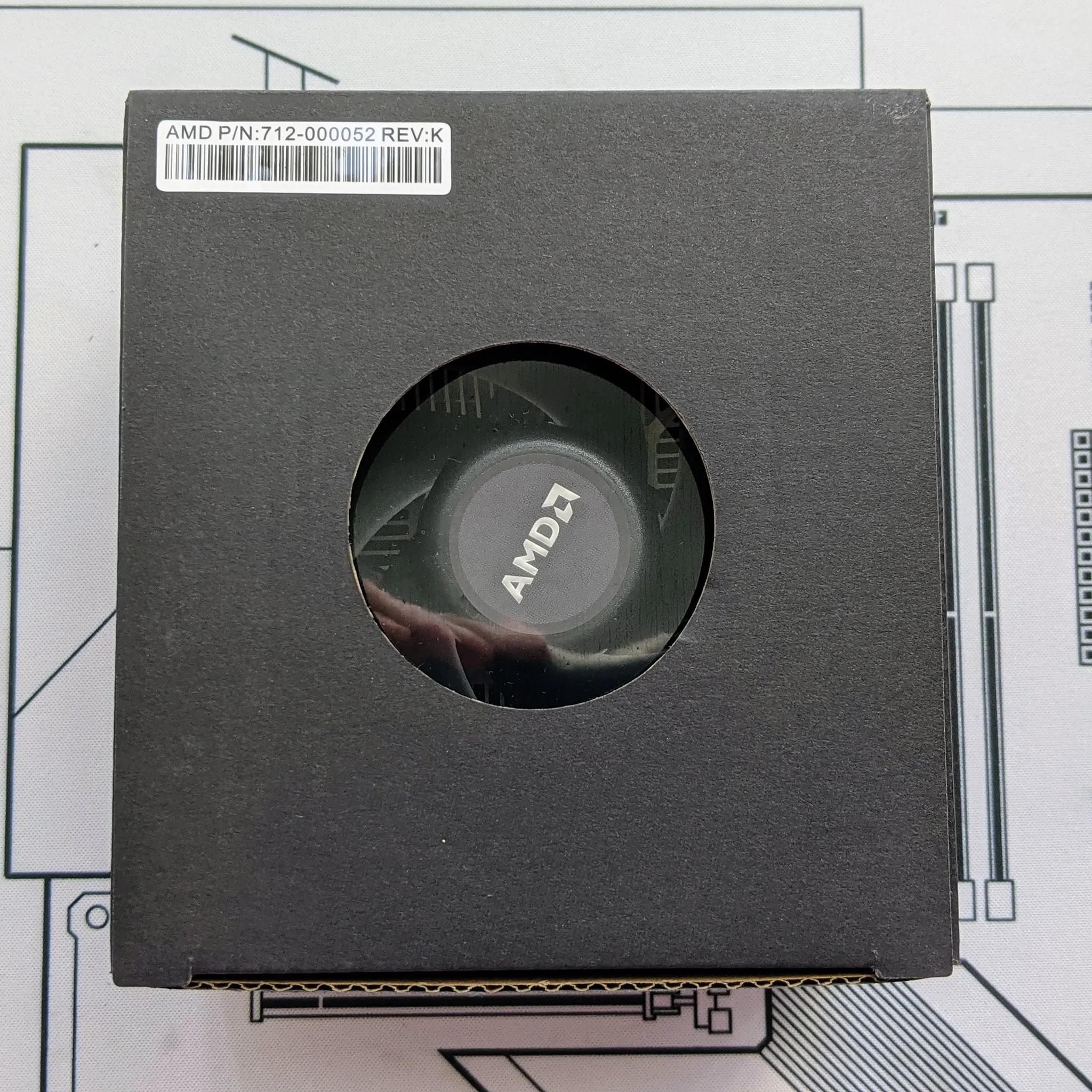 AMD Wraith Stealth Socket AM4 4-Pin Stock Cooler