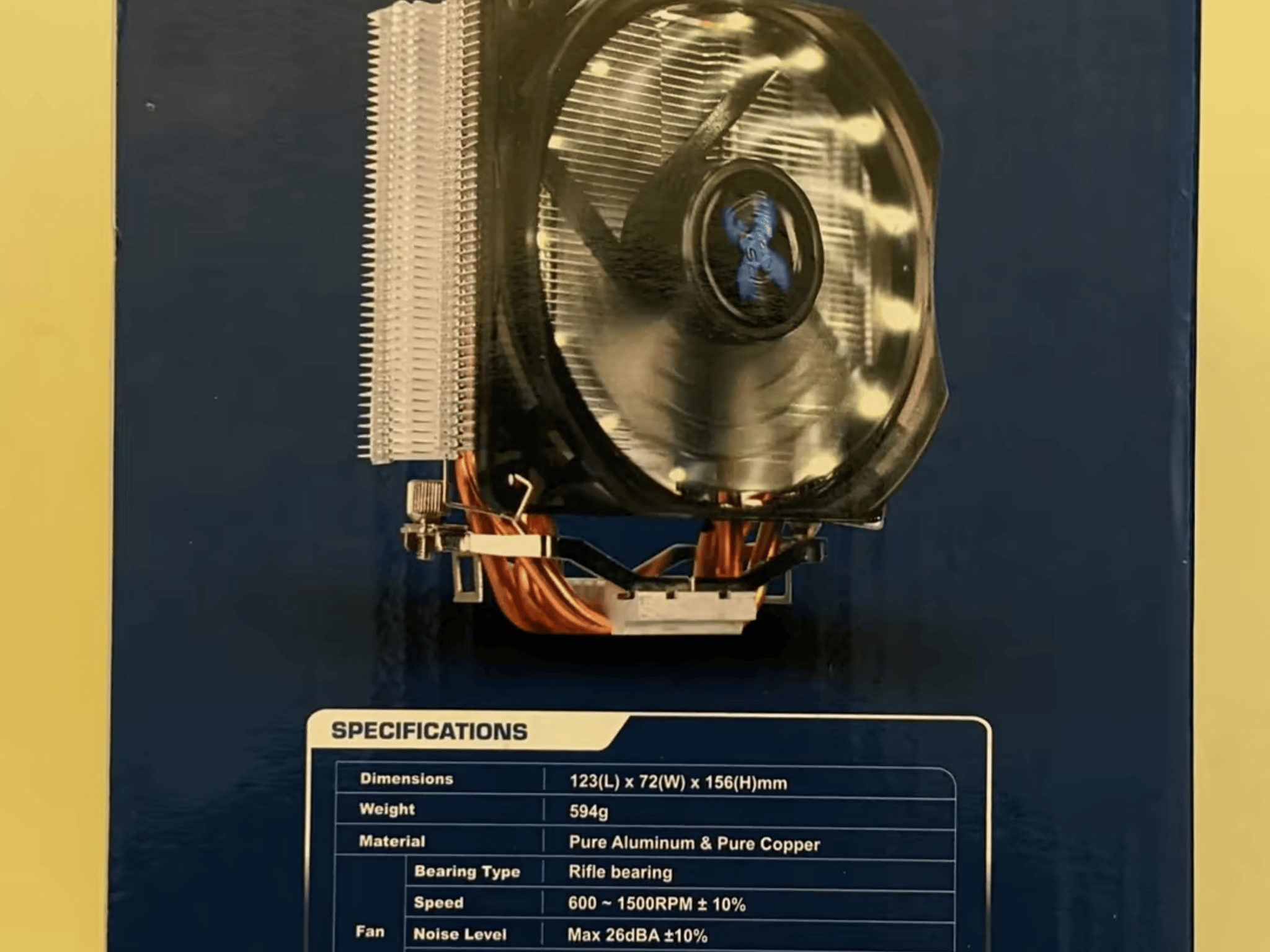 Zalman CNPS 9X Optima CPU Cooler, Ultra Quiet Air Cooler with White LED 120mm Fan