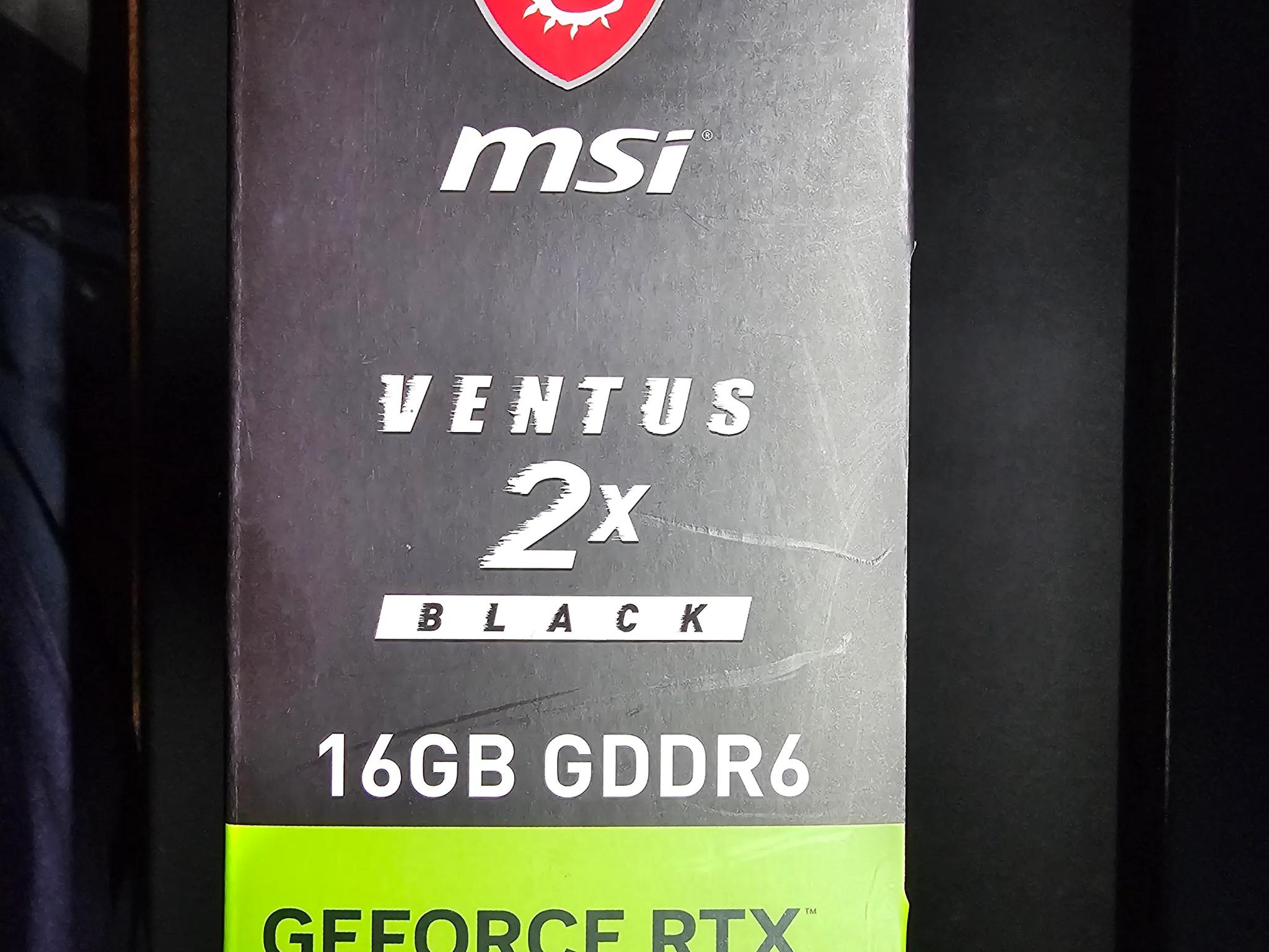 MSI GeForce RTX™ 4060 Ti VENTUS 2X BLACK 16GB OC
