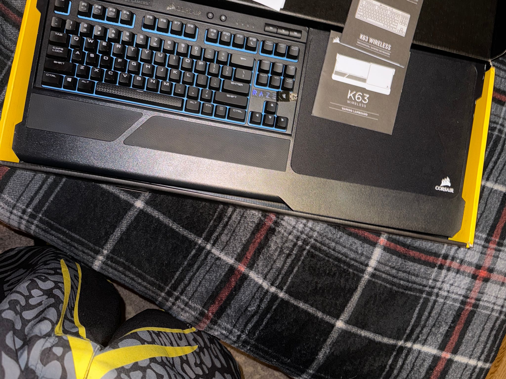 K63 Wireless Keyboard Included Lapboard