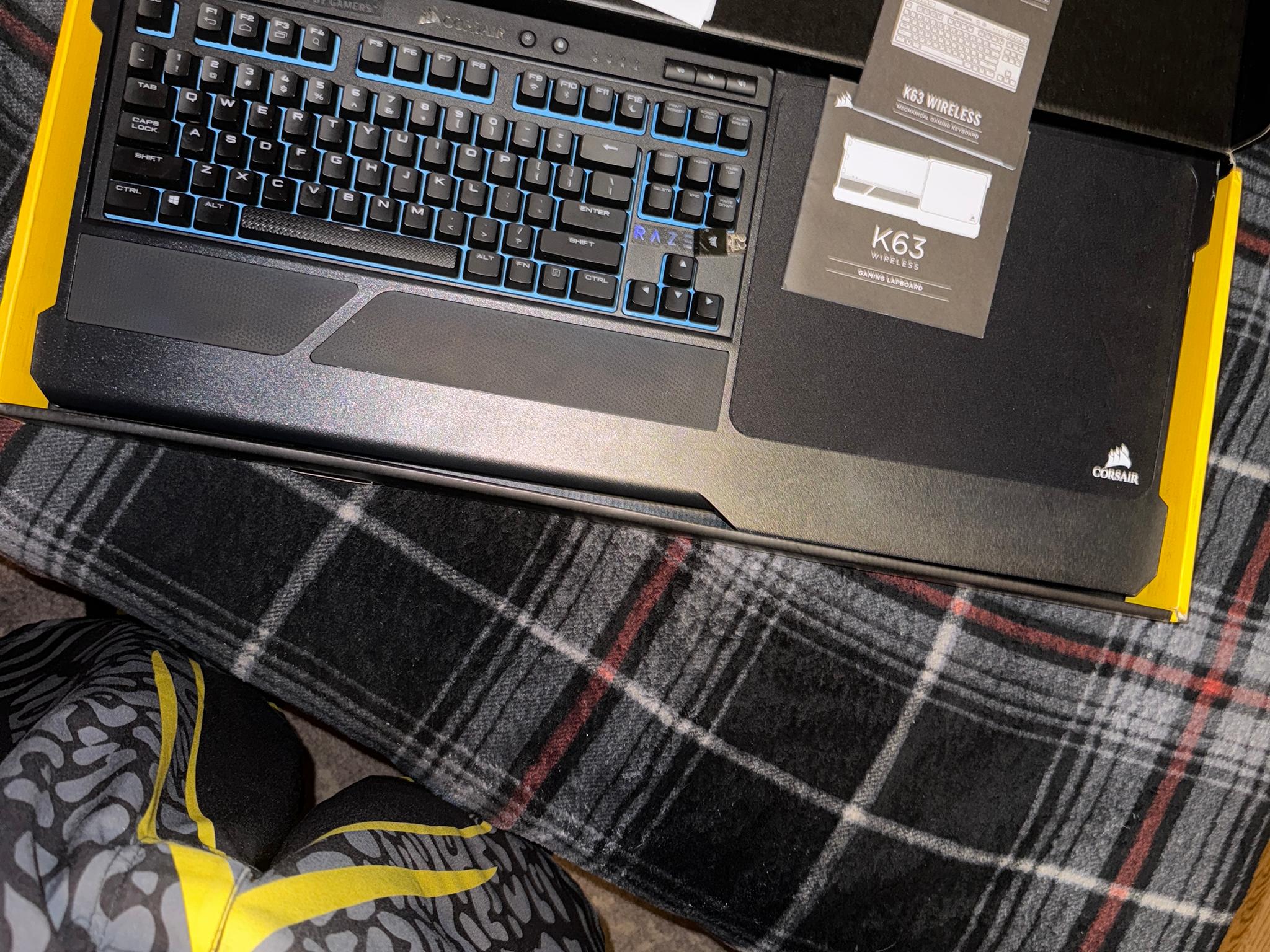 K63 Wireless Keyboard Included Lapboard