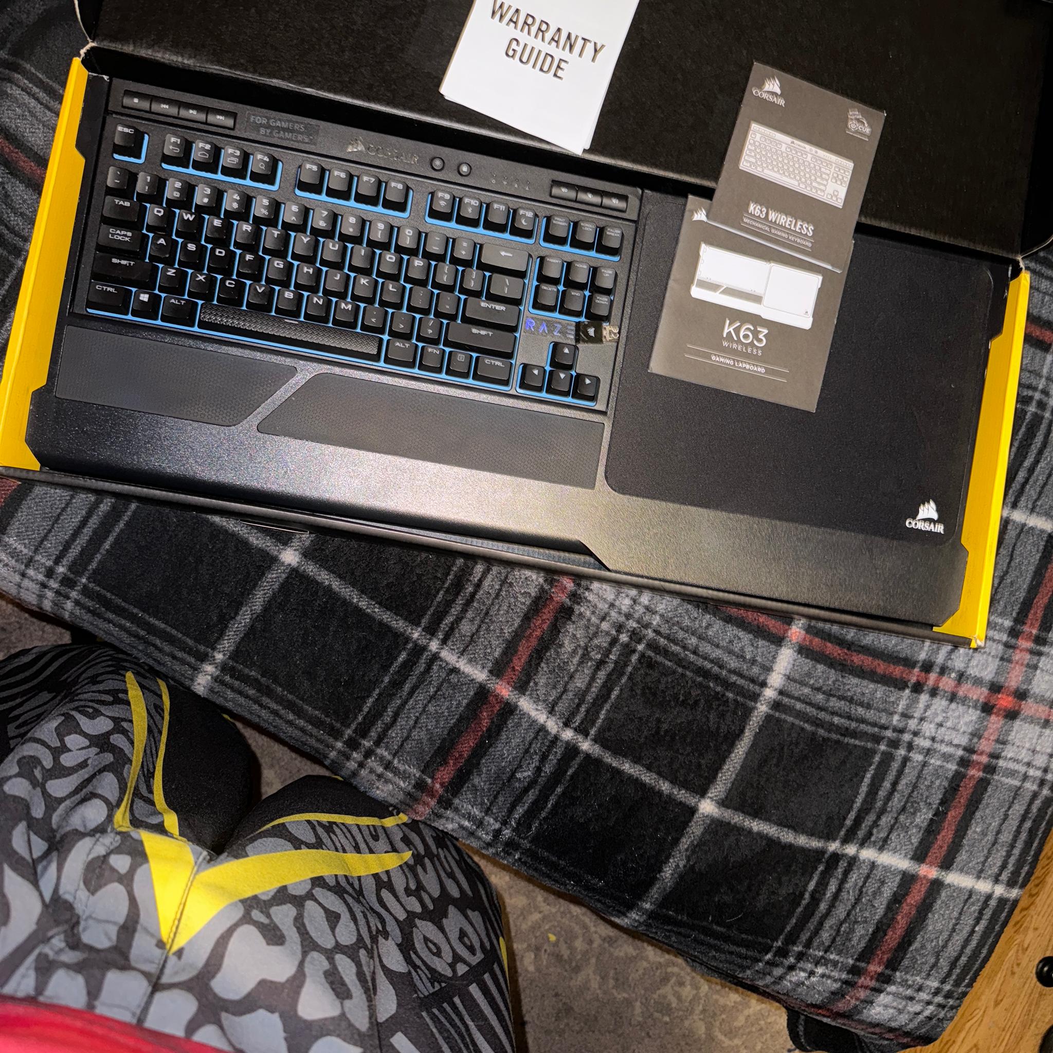 K63 Wireless Keyboard Included Lapboard