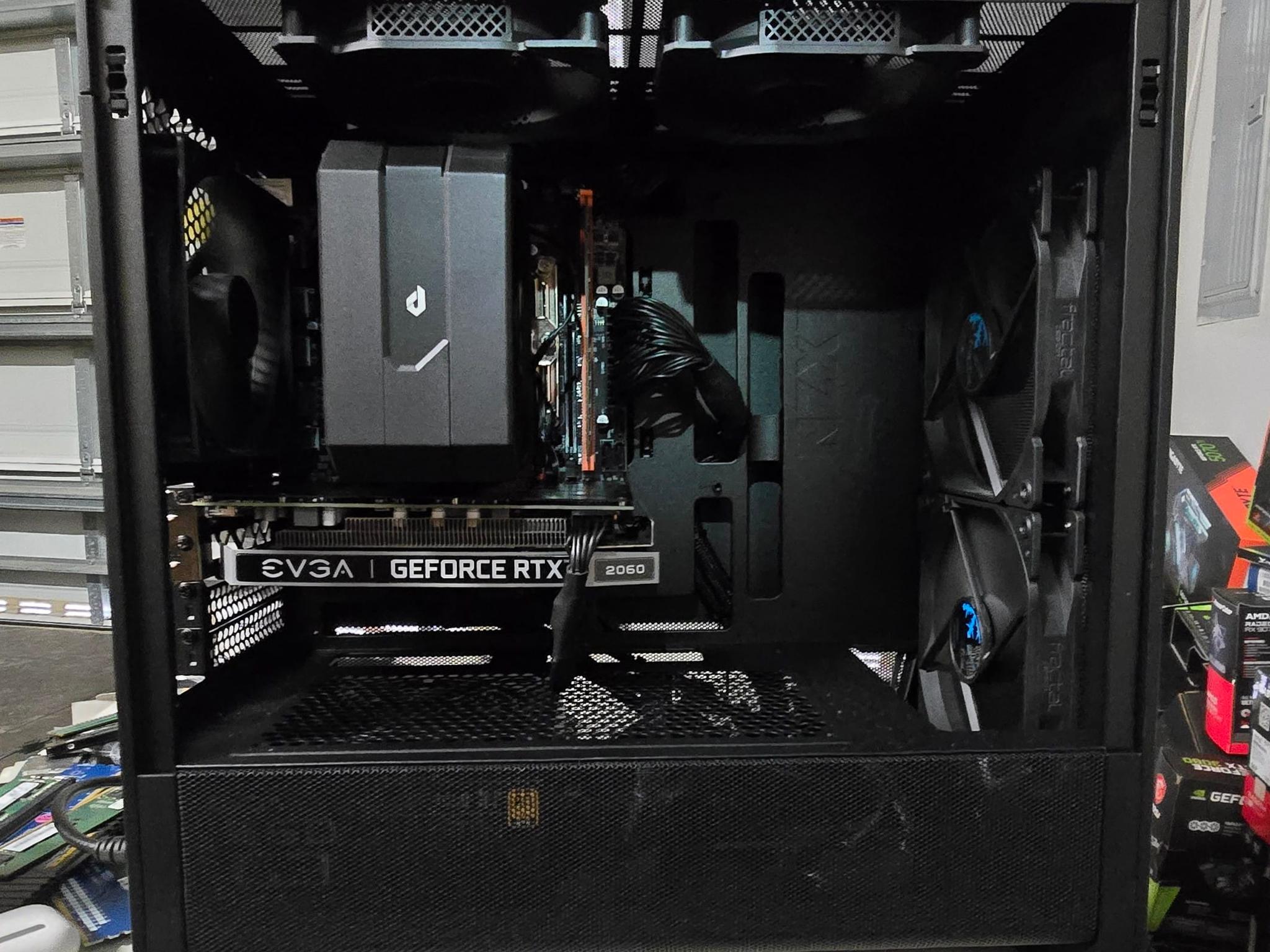 🔥 RTX 2060 Gaming PC – Clean Black NZXT Build | 16gb Ram | 6 Core Xeon | 512gb NVMe