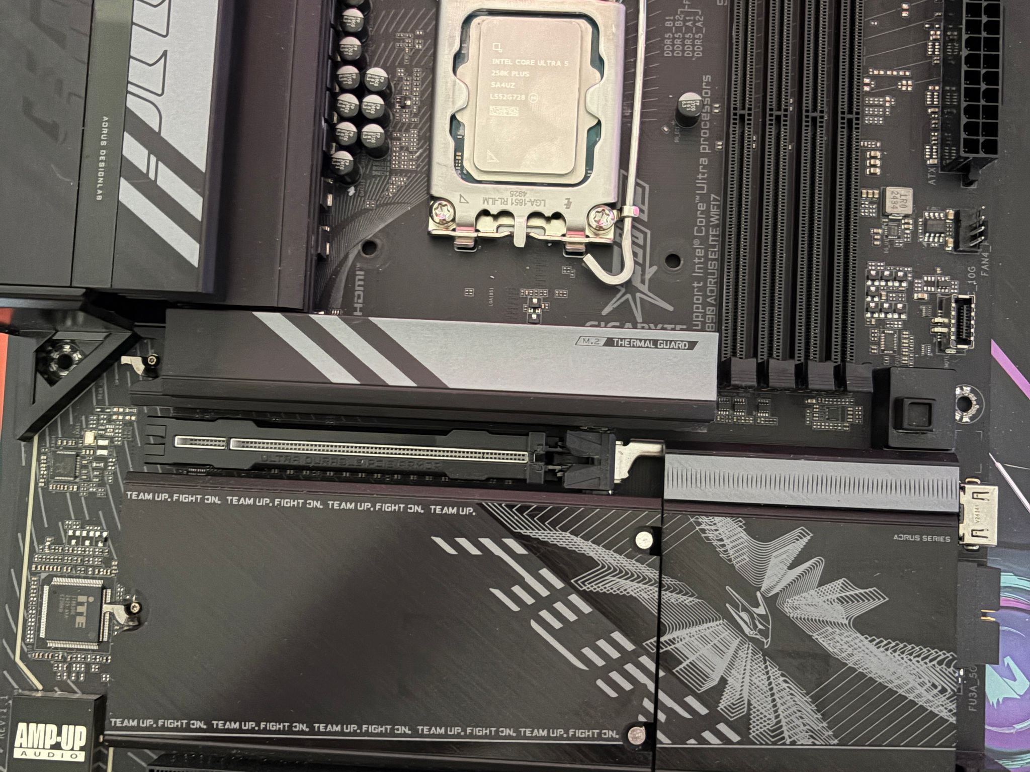 Core Ultra 250k plus + Gigabyte Z890 Aorus Elite Wifi