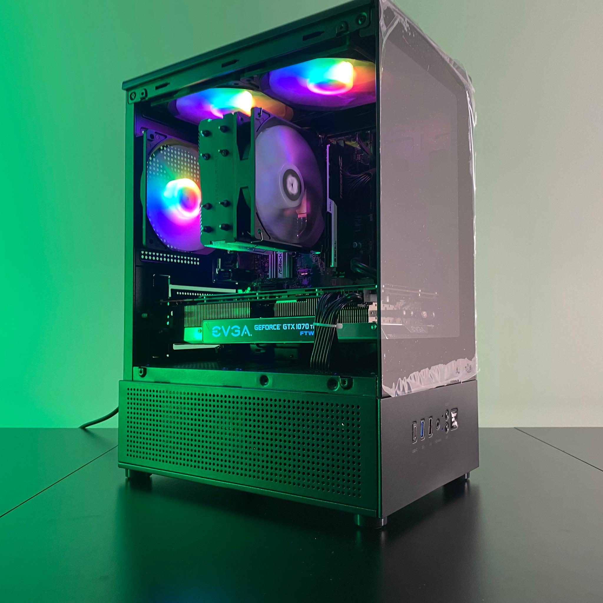 RGB Gaming PC | EVGA GTX 1070 Ti FTW 8GB | Intel Core i5-7500 | 16GB DDR4 RAM | 500GB SSD |