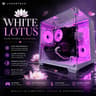 ⚪️"White Lotus"🪷| 1440p Gaming | Ryzen 7 5800X3D  | RTX 4060 | 32B Ram | 1TB NVMe Storage