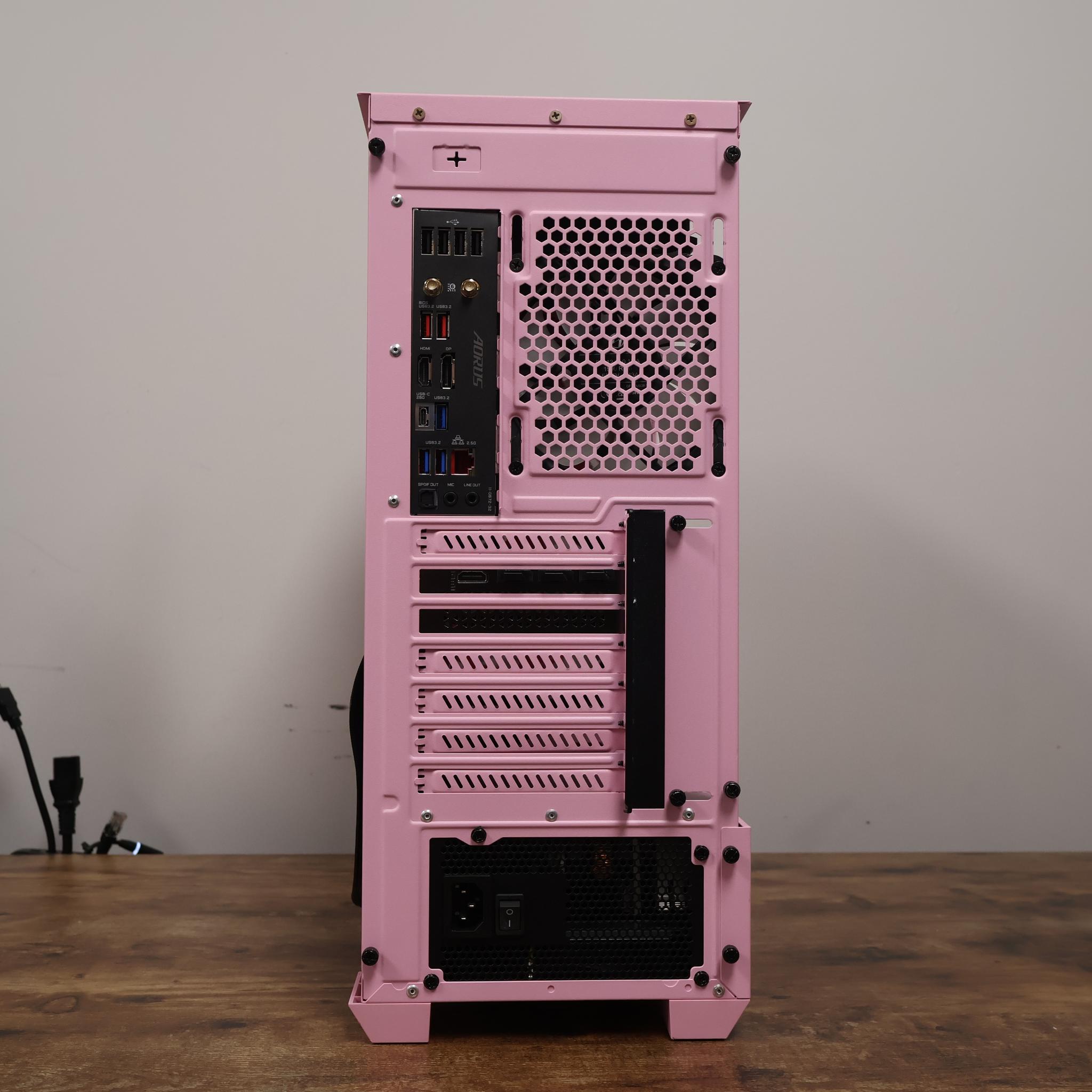 Pink RTX 5060 Ti Gaming PC – Intel i5-14600K | 32GB DDR5 | 1TB M.2 | 1440p Gaming