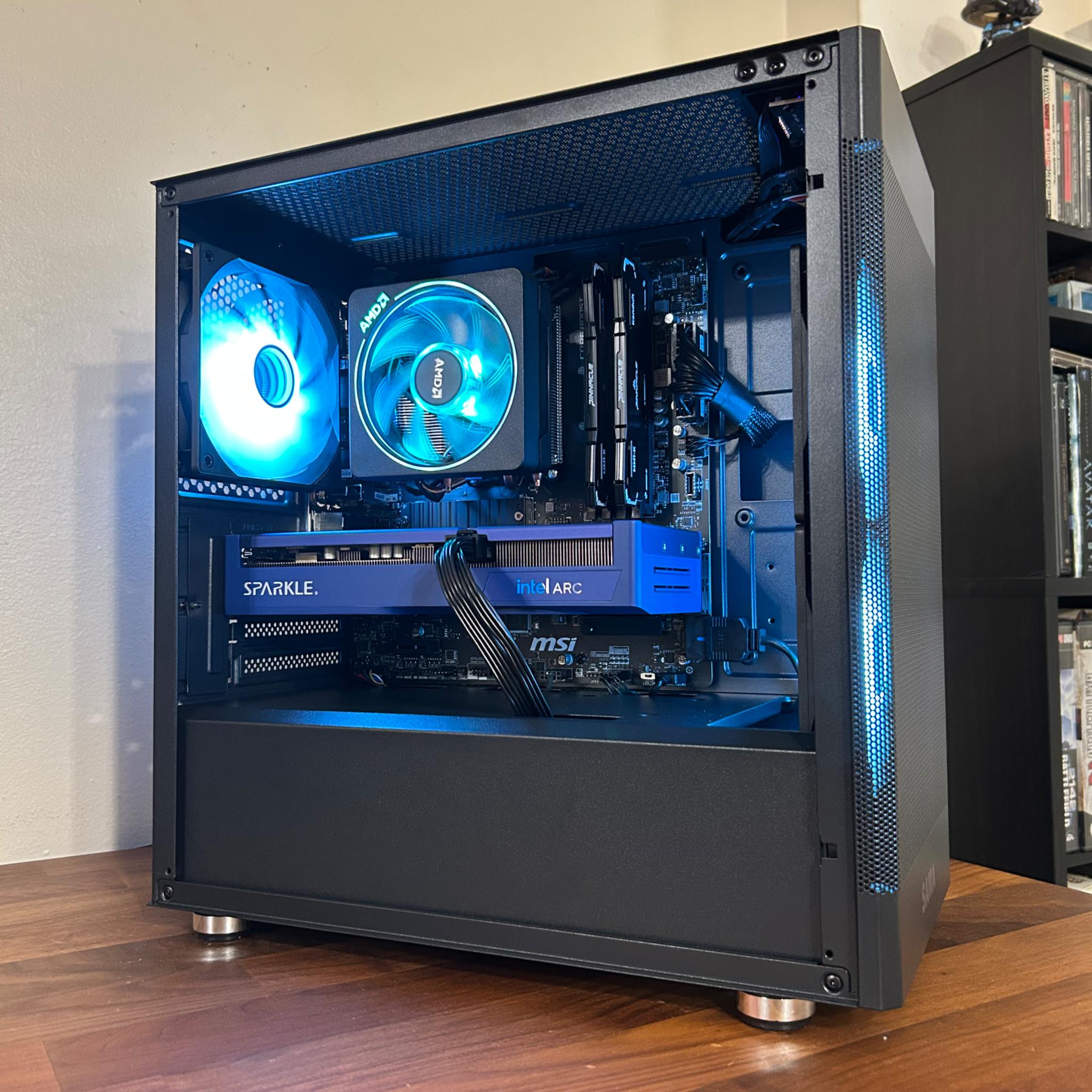 ARC B570 10GB  | Ryzen 5 5500 | 32GB DDR4 | 1TB SSD | The ARC Sentry