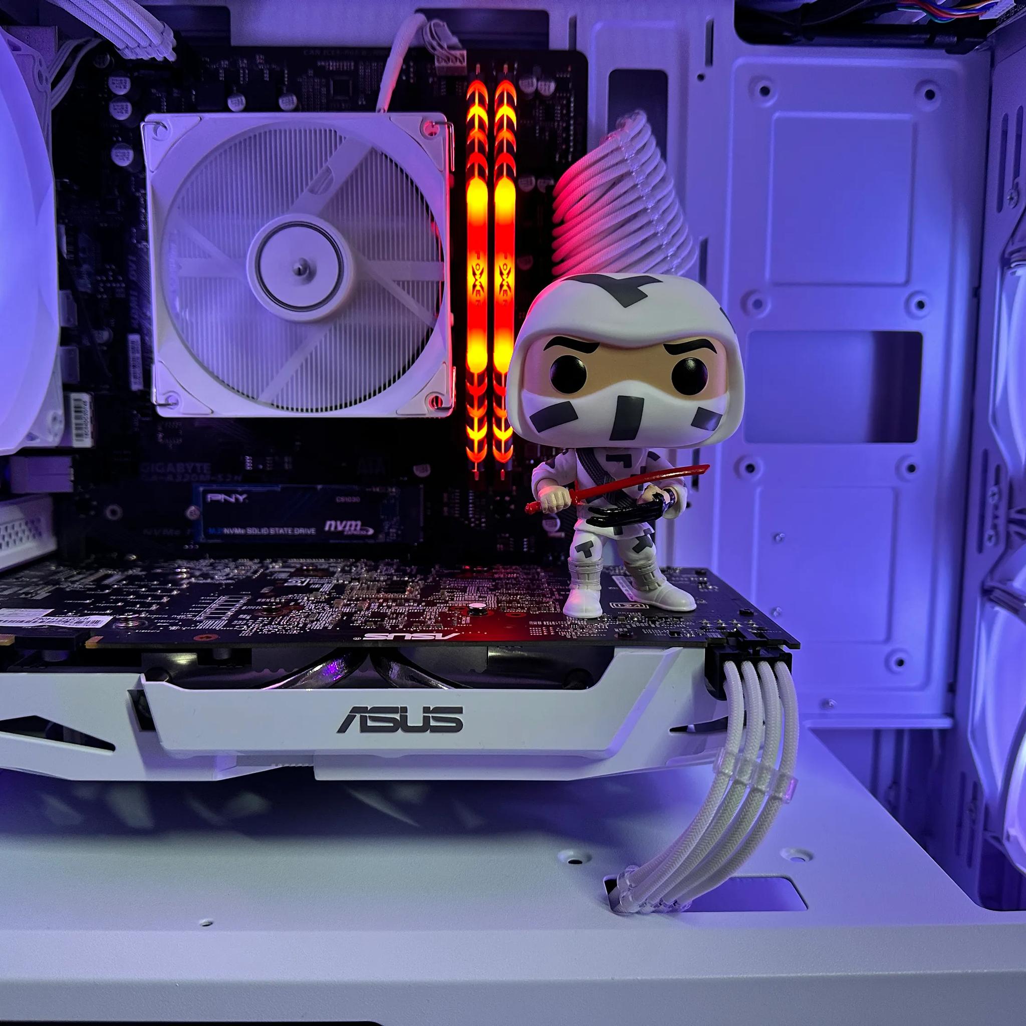 ⚪️ 🥷Storm Shadow🥷⚪️||Gaming PC-Nvidia GTX 1070 8GB-AMD Ryzen 5 4500-512GB NVME SSD-16GB DDR4 RAM