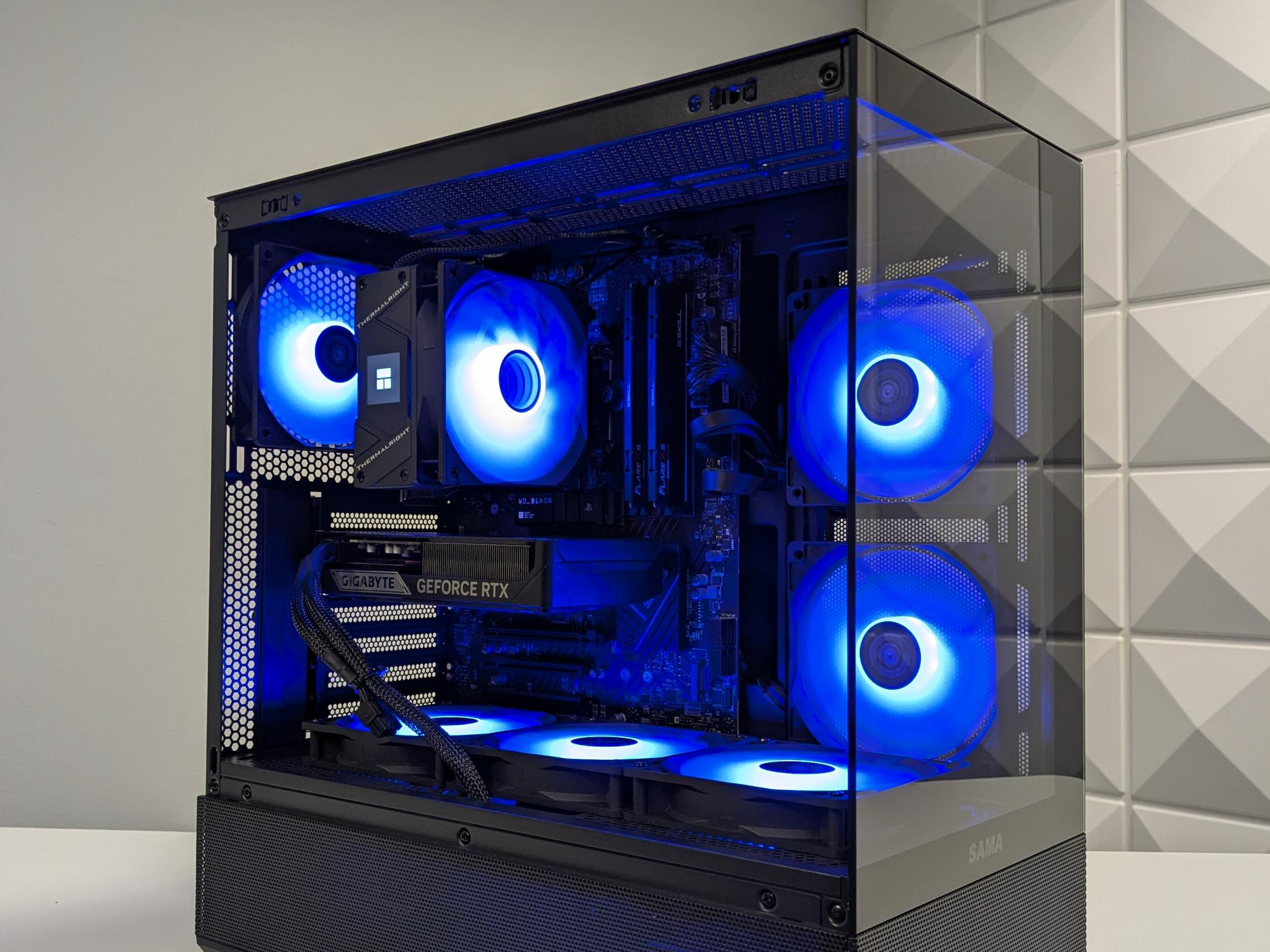 Black RGB Gaming PC - RTX 5060 Ti 8GB - Intel i5 13400F