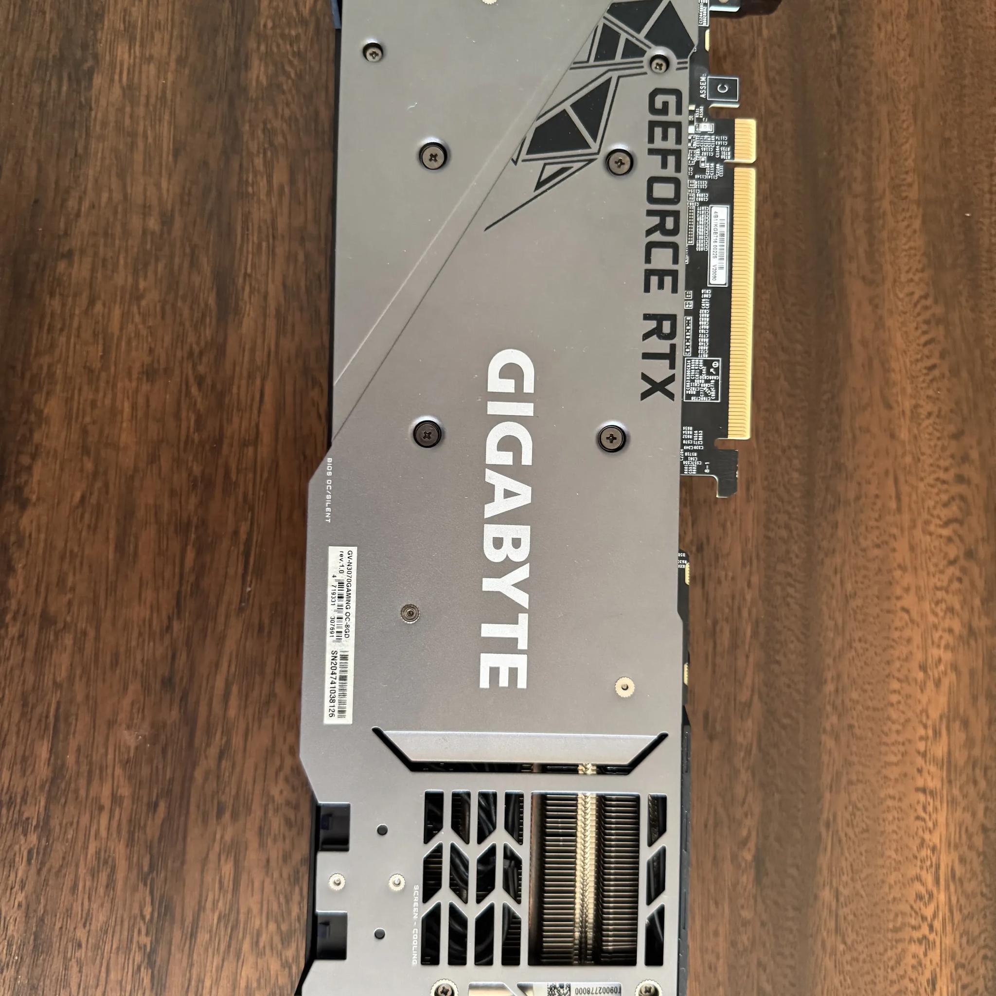 Gigabyte GAMING OC GeForce RTX 3070 8 GB Video Card