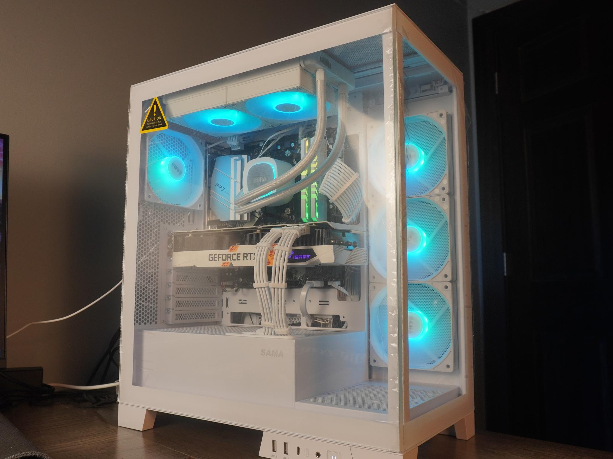 🤍AESTHETIC🤍 1440p/1080p GAMING MACHINE 💚RTX 3060ti 🧡 Ryzen 5 5600 | 16GB | WIFI | WIN 11 Pro