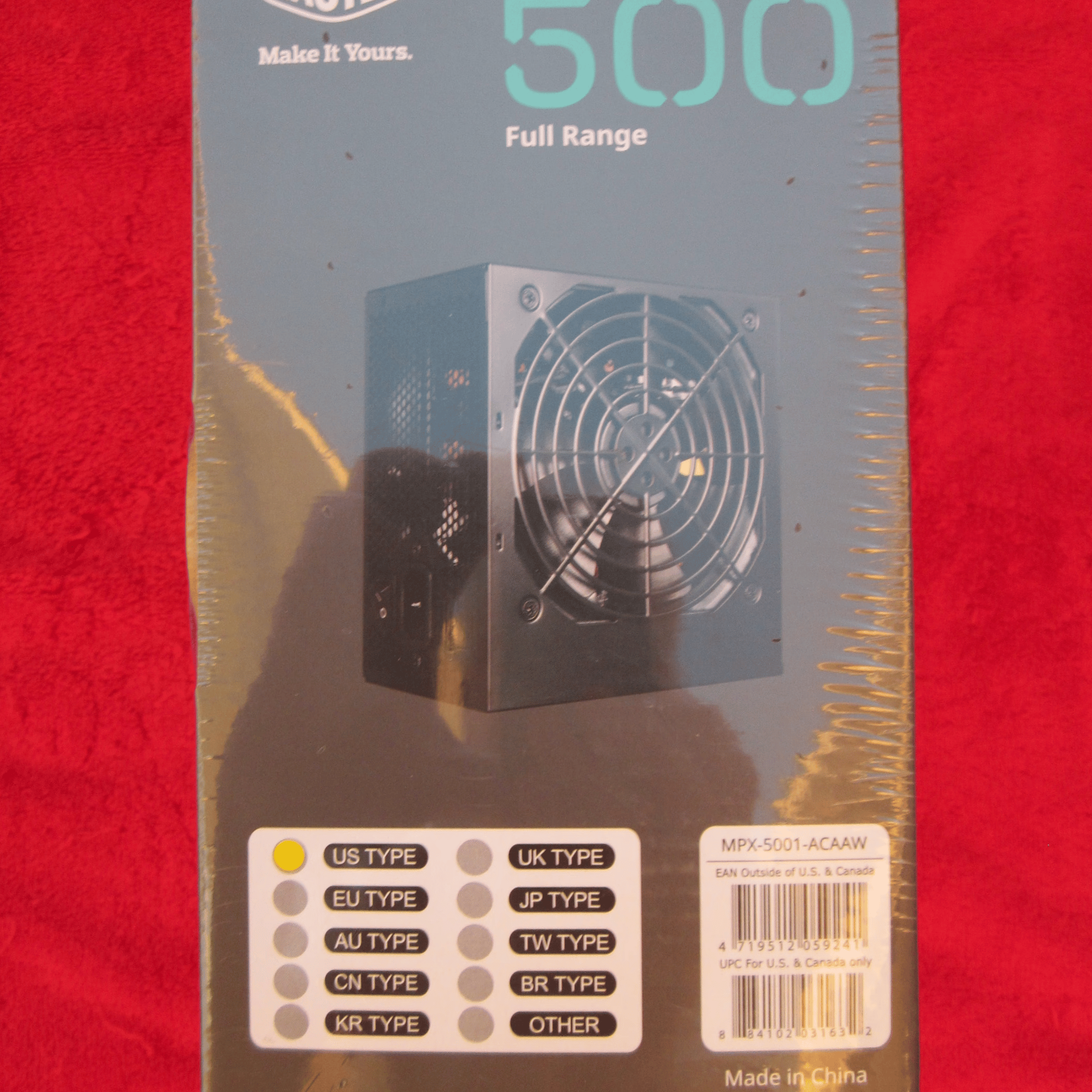 New Cooler Master MasterWatt Lite 80+ 500w Power Supply