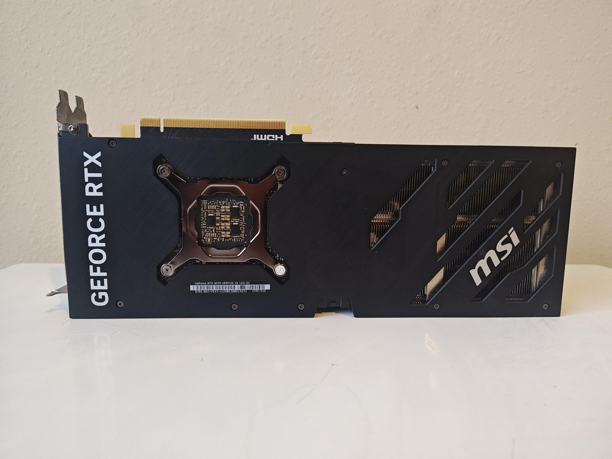 MSI GeForce RTX 4070 VENTUS 3X E 12G OC - Image 3