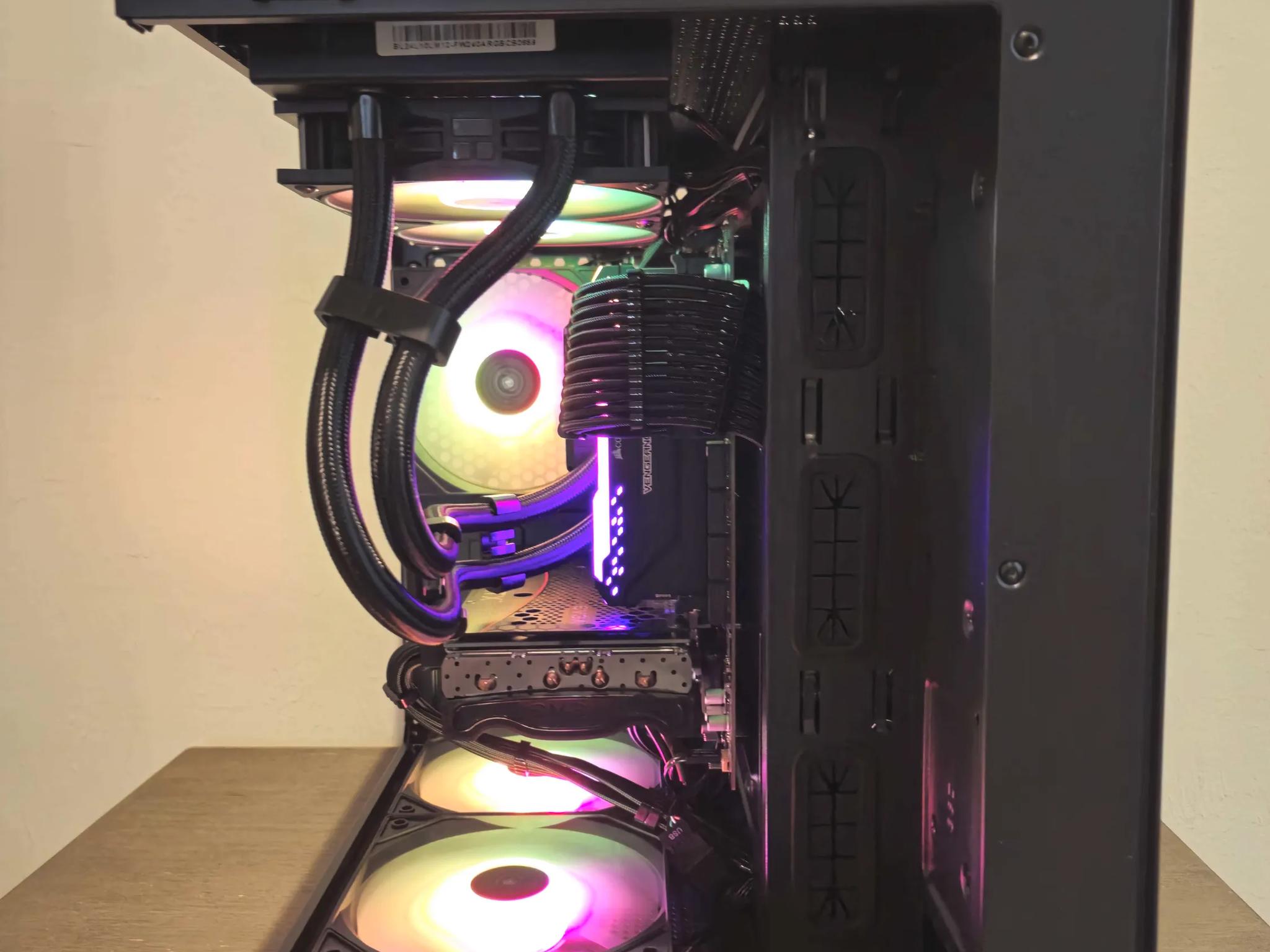 RTX 3060Ti, Ryzen 5 5600x, 16GB Ram | Black RGB Gaming Computer