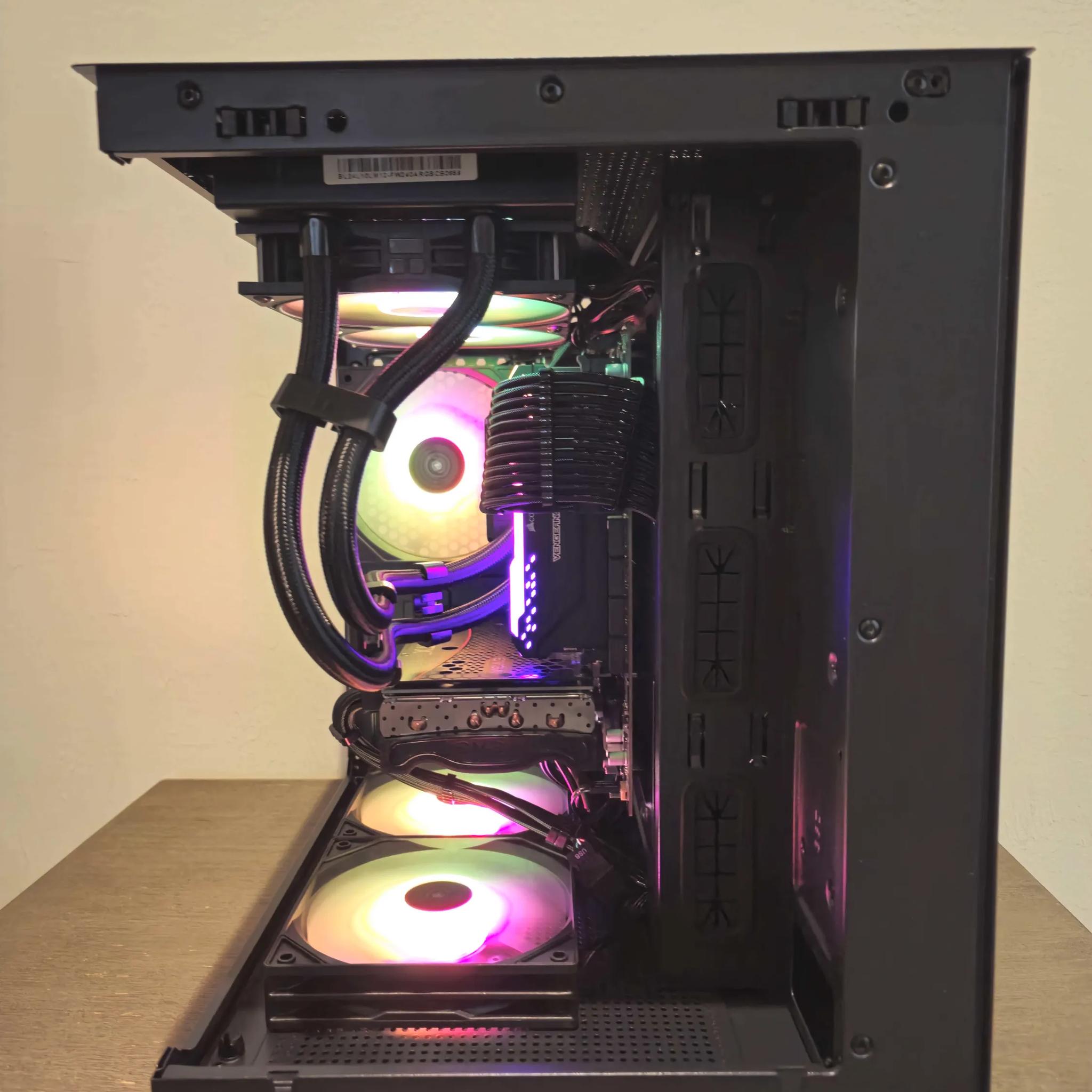 RTX 3060Ti, Ryzen 5 5600x, 16GB Ram | Black RGB Gaming Computer