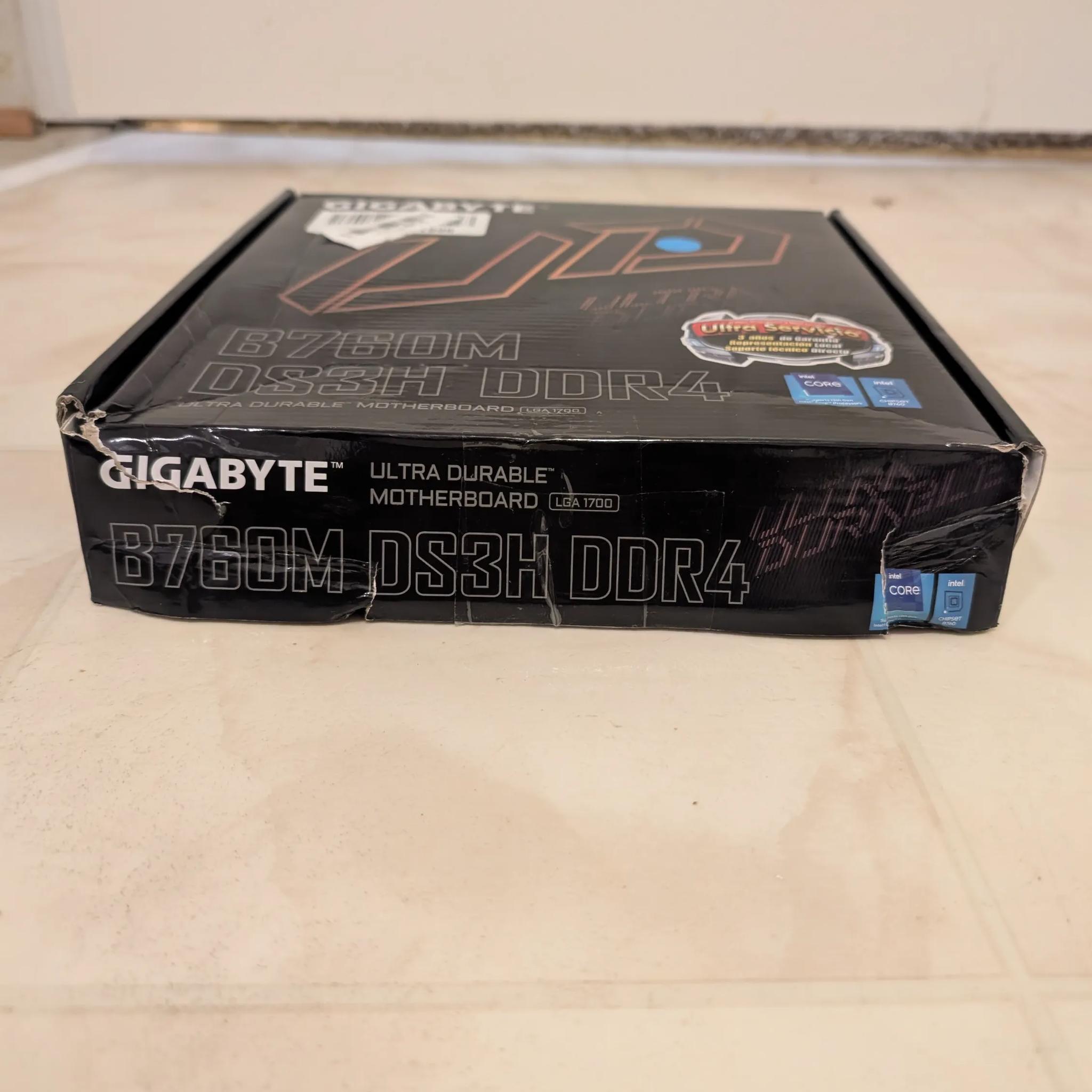 GIGABYTE B760M DS3H DDR4 (LGA 1700/ Intel/ B760/ M-ATX/ DDR4/ Dual M.2/ PCIe 4.0)