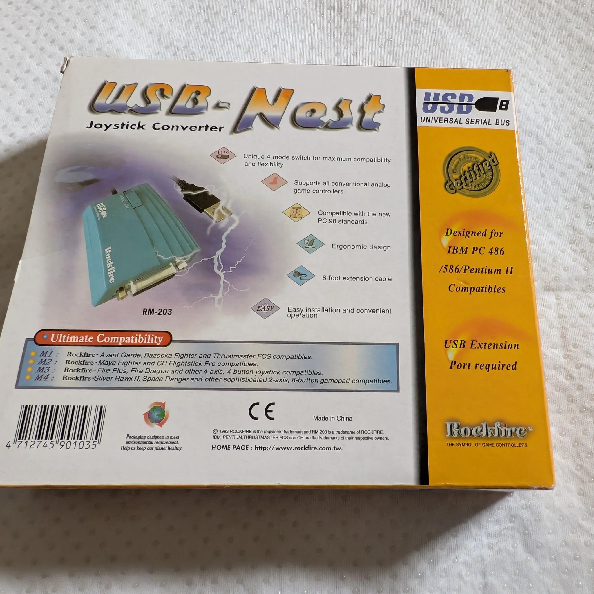Rockfire USB Nest Gameport-to-USB Adapter