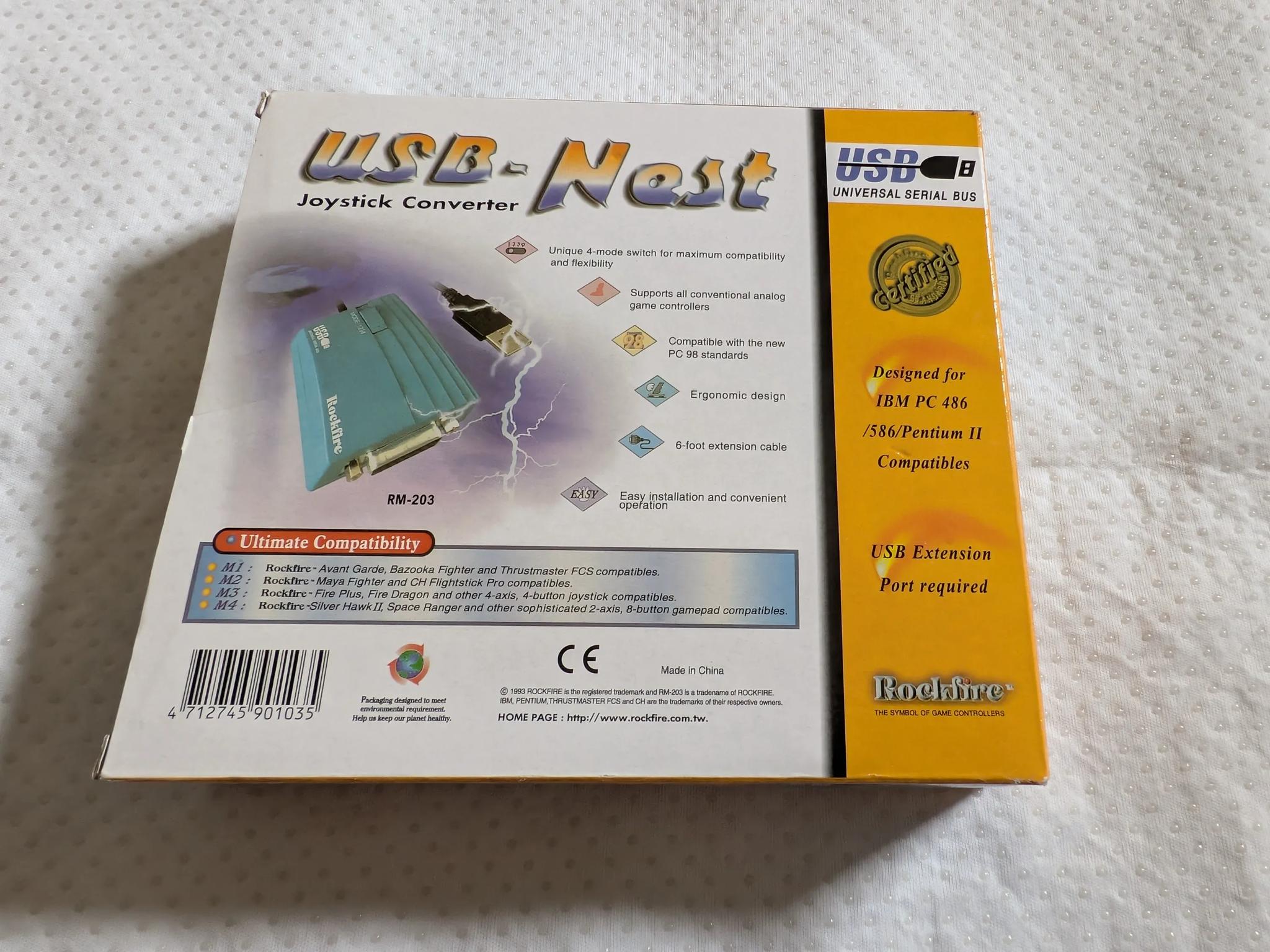 Rockfire USB Nest Gameport-to-USB Adapter