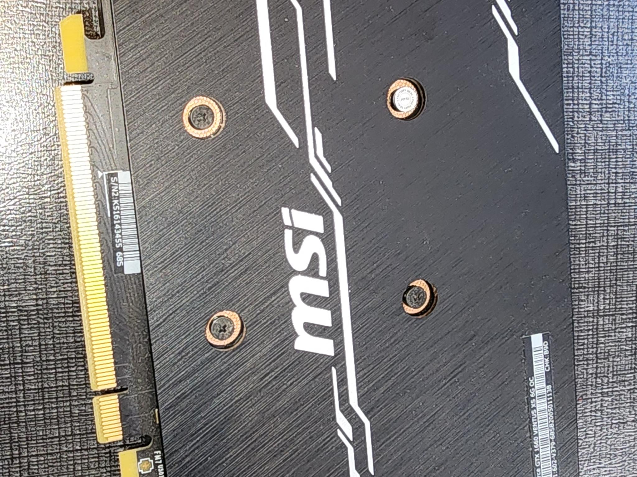 MSI GeForce GTX 1660 SUPER VENTUS XS OC