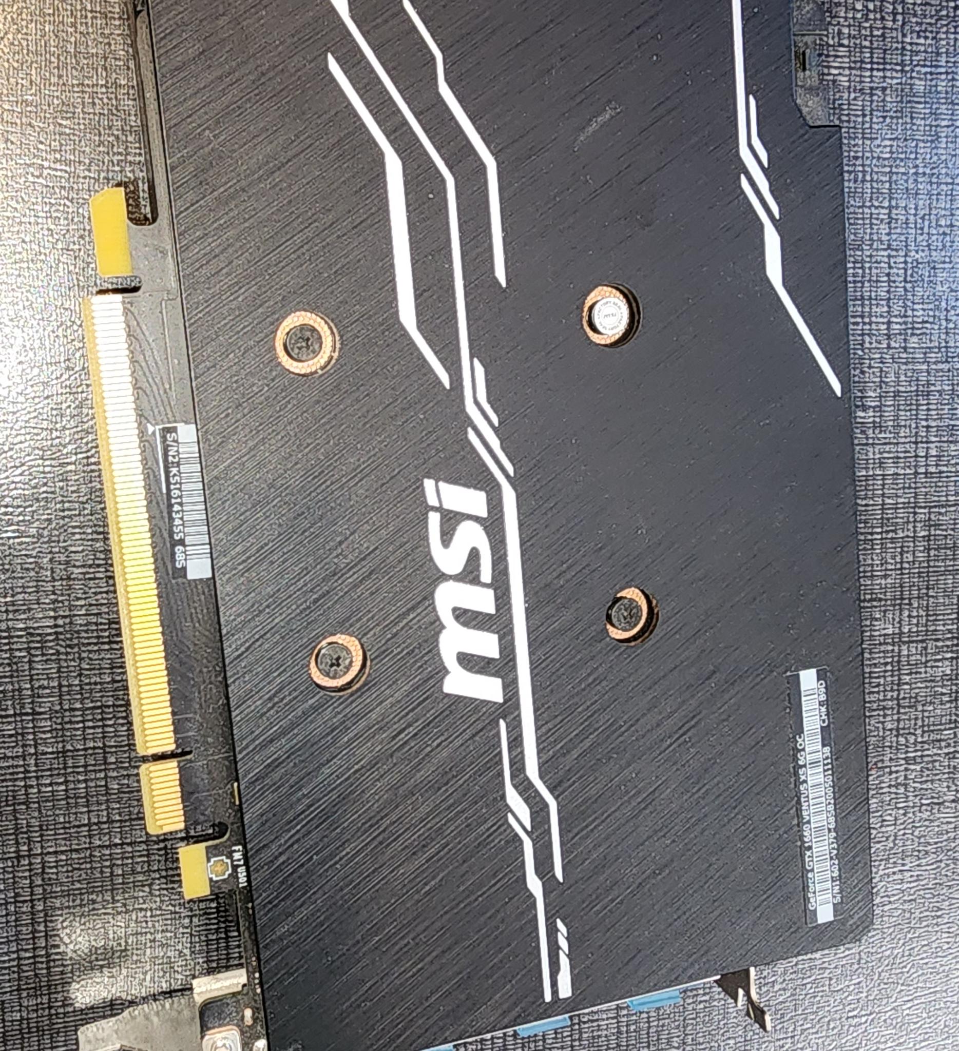 MSI GeForce GTX 1660 SUPER VENTUS XS OC