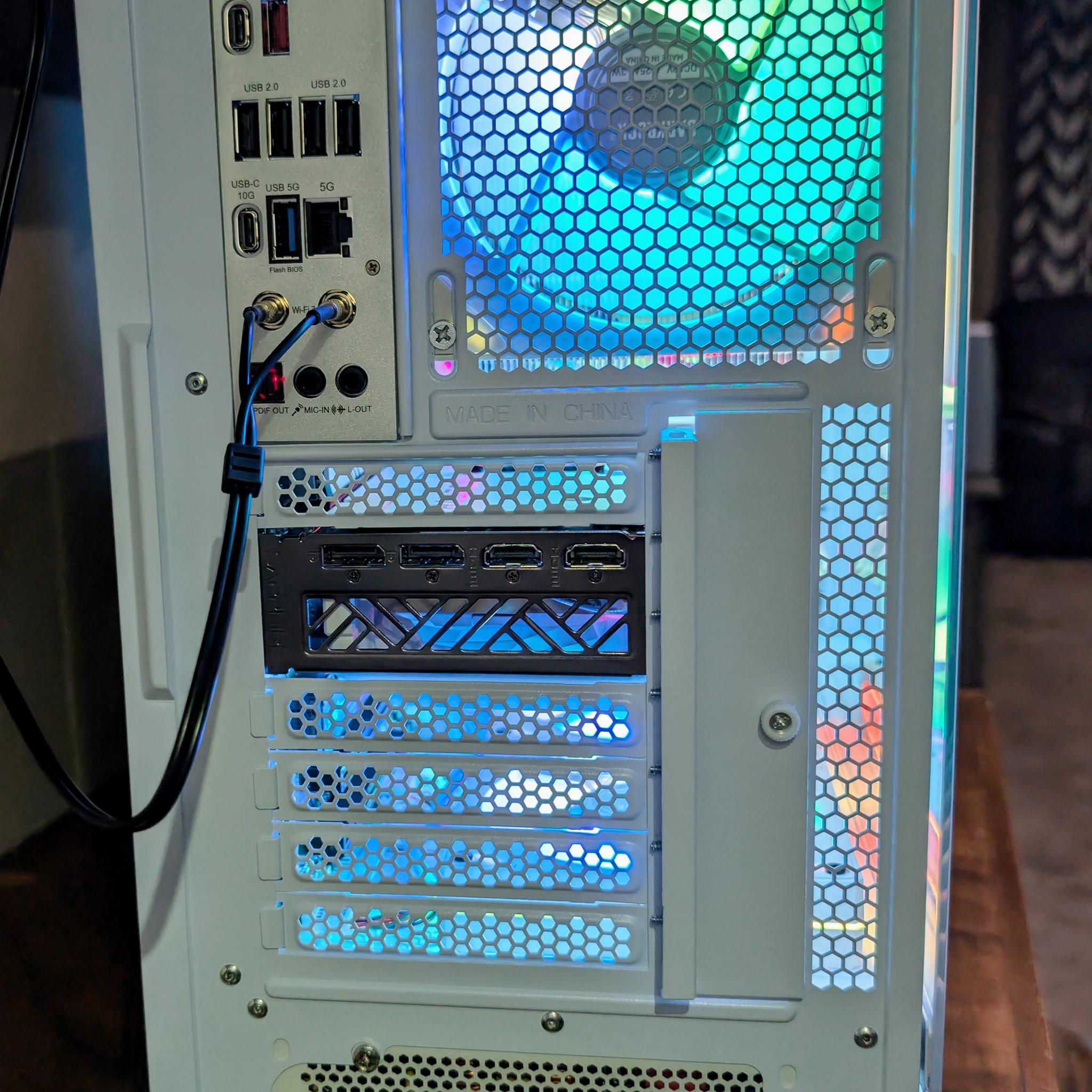 All-White Custom Gaming PC | AMD 7800X3D | Sapphire Pure 7800XT 16GB | 32GB DDR5 6000MT/s | 1.25TB