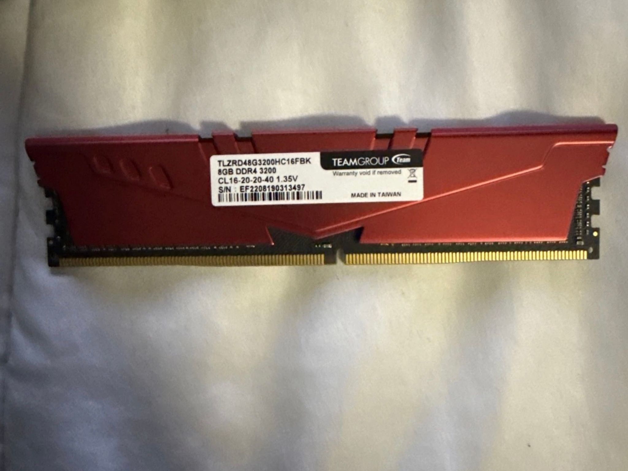TEAMGROUP T-Force Vulcan Z 8GB DDR4-3200 (1x8GB)