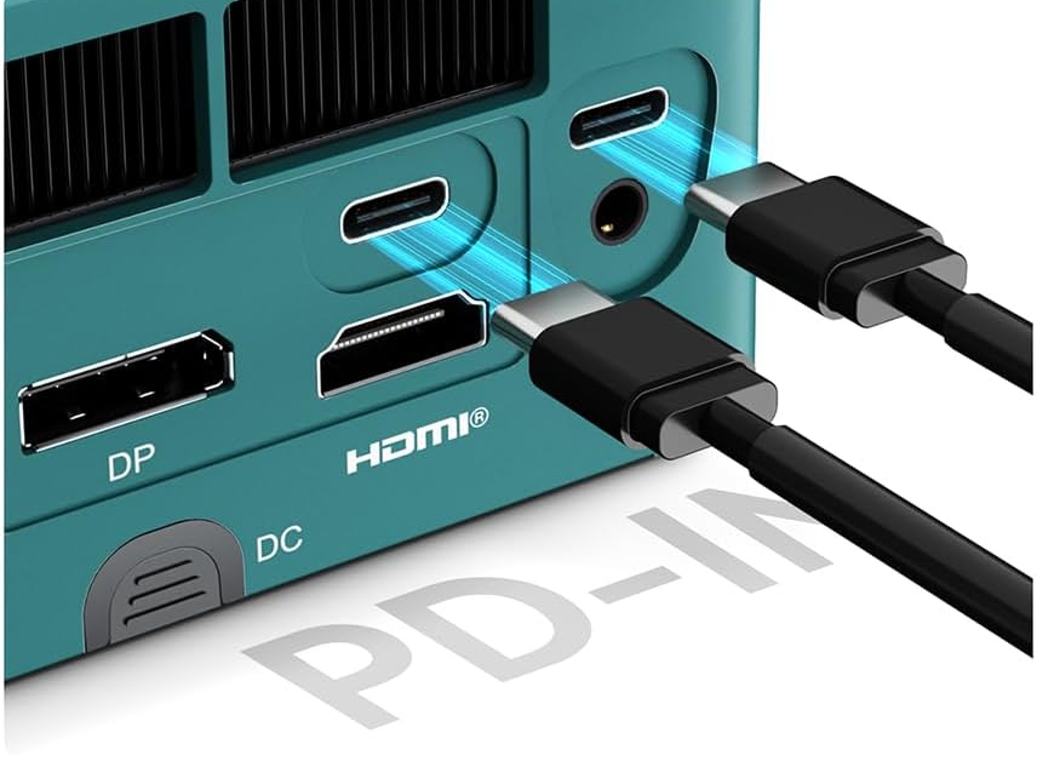 Beelink SER7 AMD 7840HS Mini PC - AMD Radeon 780M/32GB DDR5/2x1TB NVME SSDs/WiFi6/BT5.2/2.5Gbps/W-11