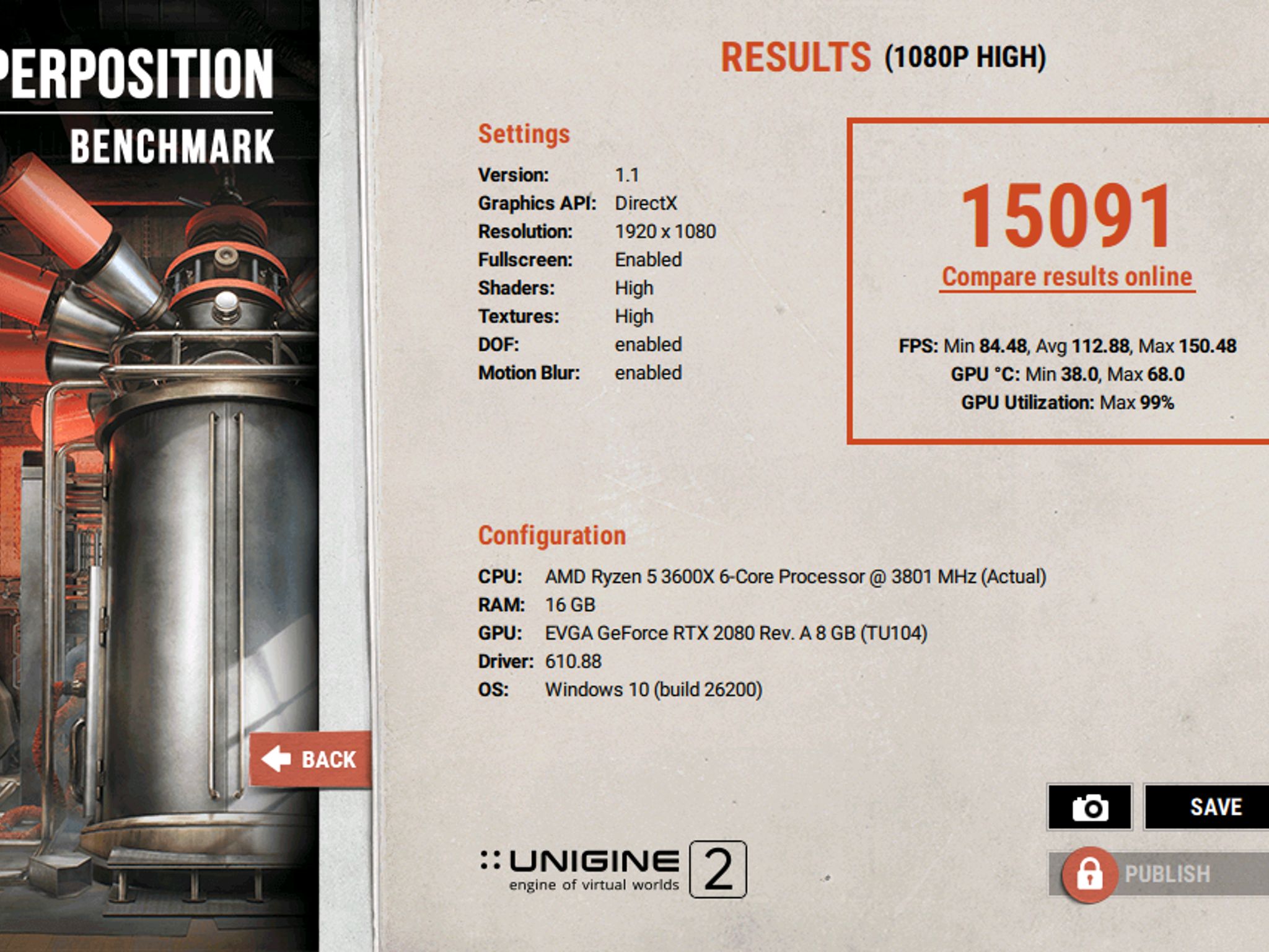 RTX 2080 | Ryzen 3600x | 16GB RAM | 1TB SSD