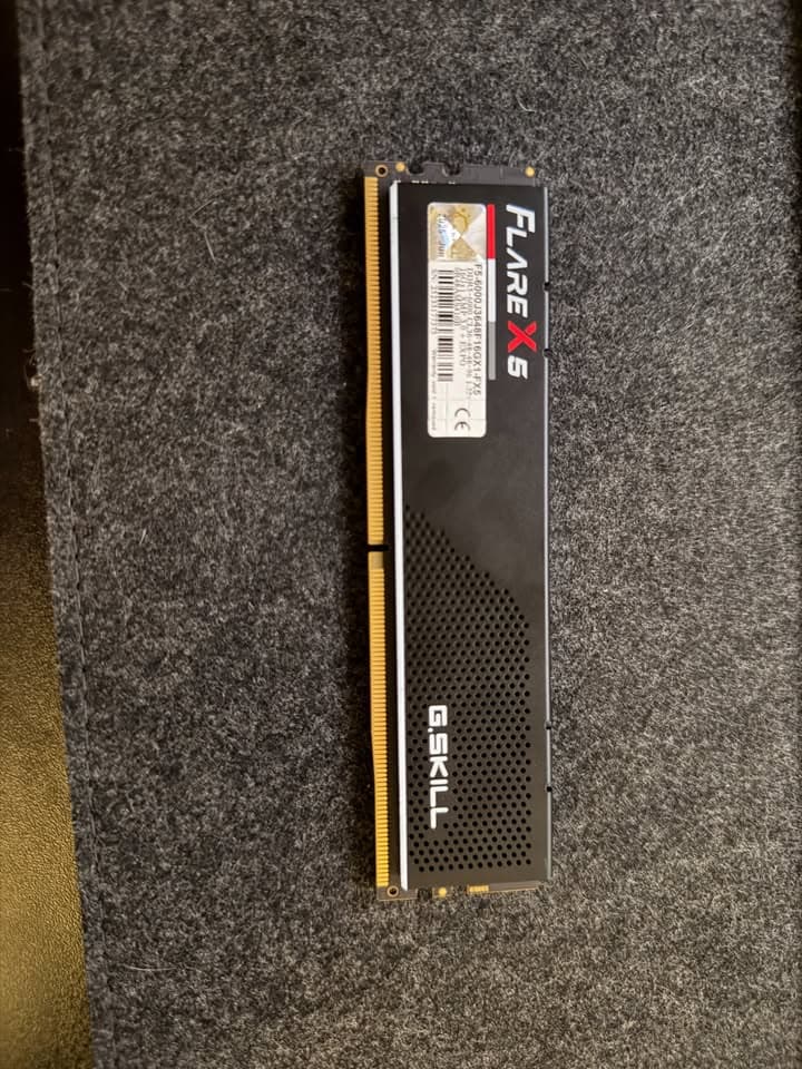 G.Skill Flare X5 16GB (1x16GB) DDR5-6000 CL36 EXPO Desktop RAM - F5-6000J3648F16GX1-FX5