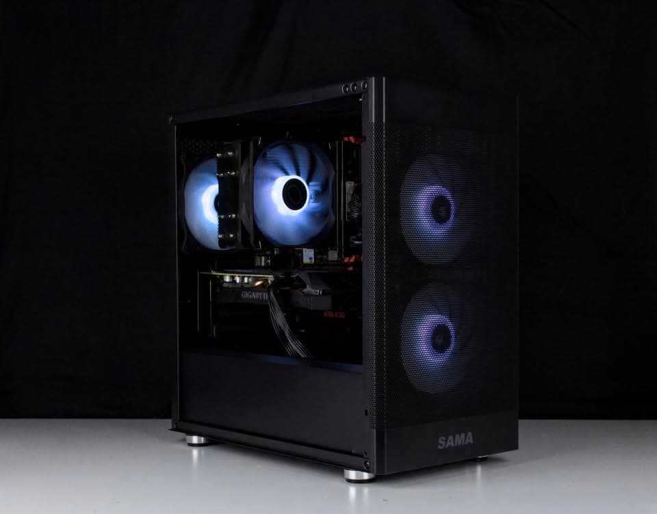 ⚫️🔴 Gaming PC – GTX 1660 TI, Ryzen 5 3500X, 16GB RAM, 512GB SSD - WiFi, BlueTooth 🔴⚫️