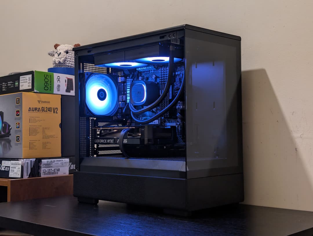 🔥⬛ 1440p Gaming Beast | RTX 5060 | Ryzen 5 5600 | 1TB SSD | 32GB RAM | WiFi 6 & Bluetooth ⬛🔥