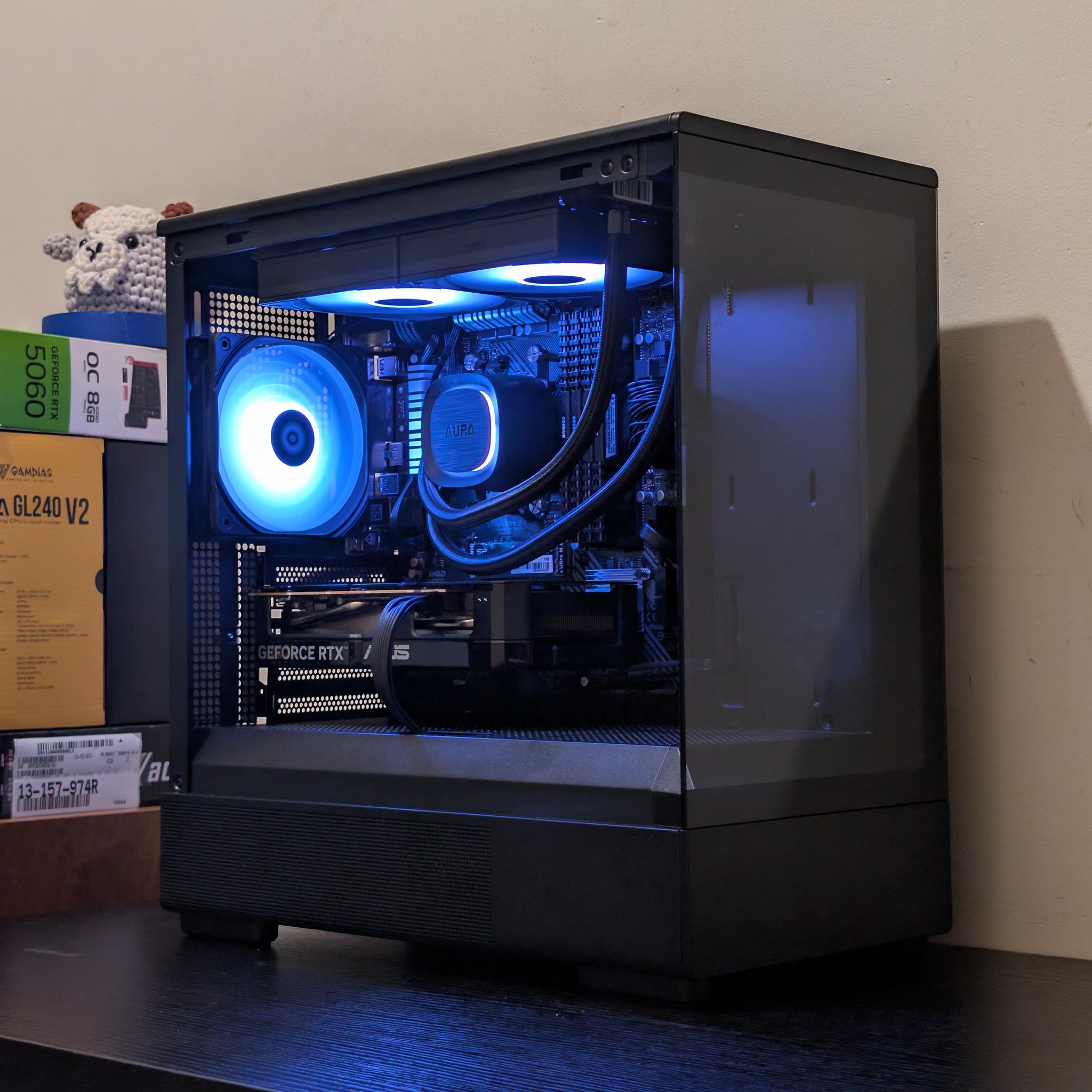 🔥⬛ 1440p Gaming Beast | RTX 5060 | Ryzen 5 5600 | 1TB SSD | 32GB RAM | WiFi 6 & Bluetooth ⬛🔥