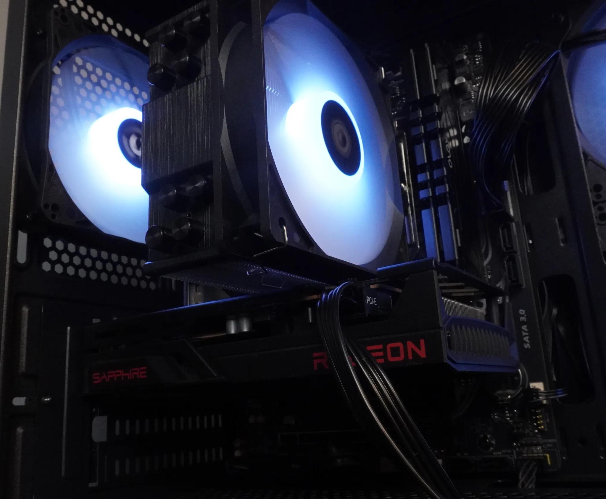 🖤STEALTH🖤 Price To Performance 💪 GAMING MACHINE 🧡RX 6600 🧡 Ryzen 5 5500 | 16GB | 1...