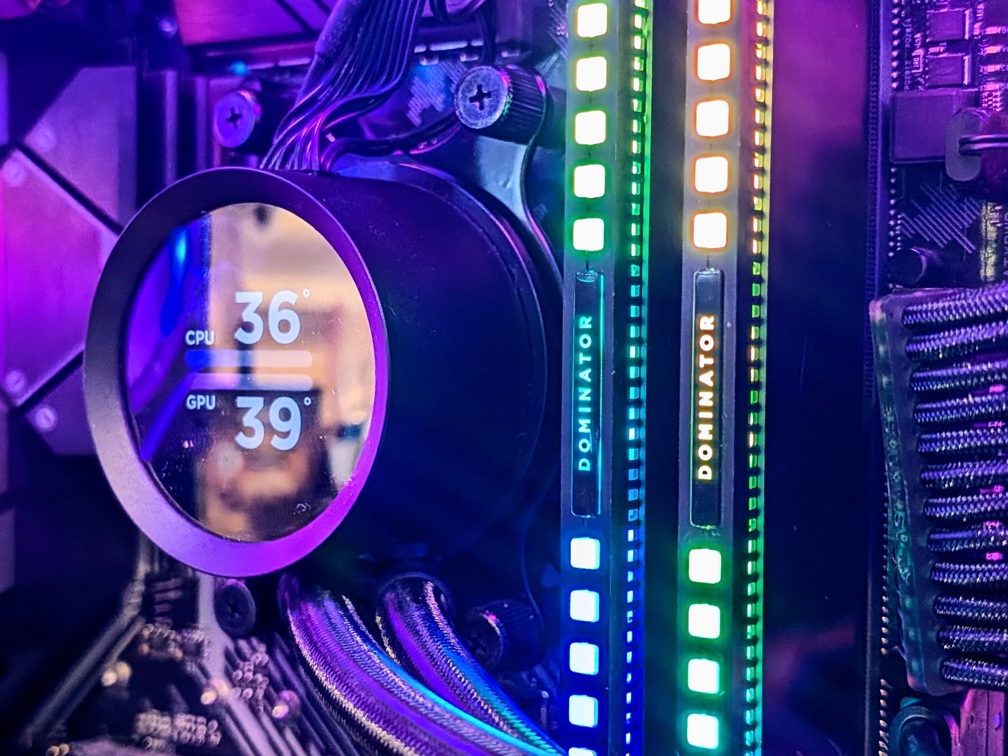 🌈 Ryzen 5 5600XT + RX 7700 XT Gaming PC | 1440p Gaming | Premium RGB Build w/ LCD Liquid Cooler