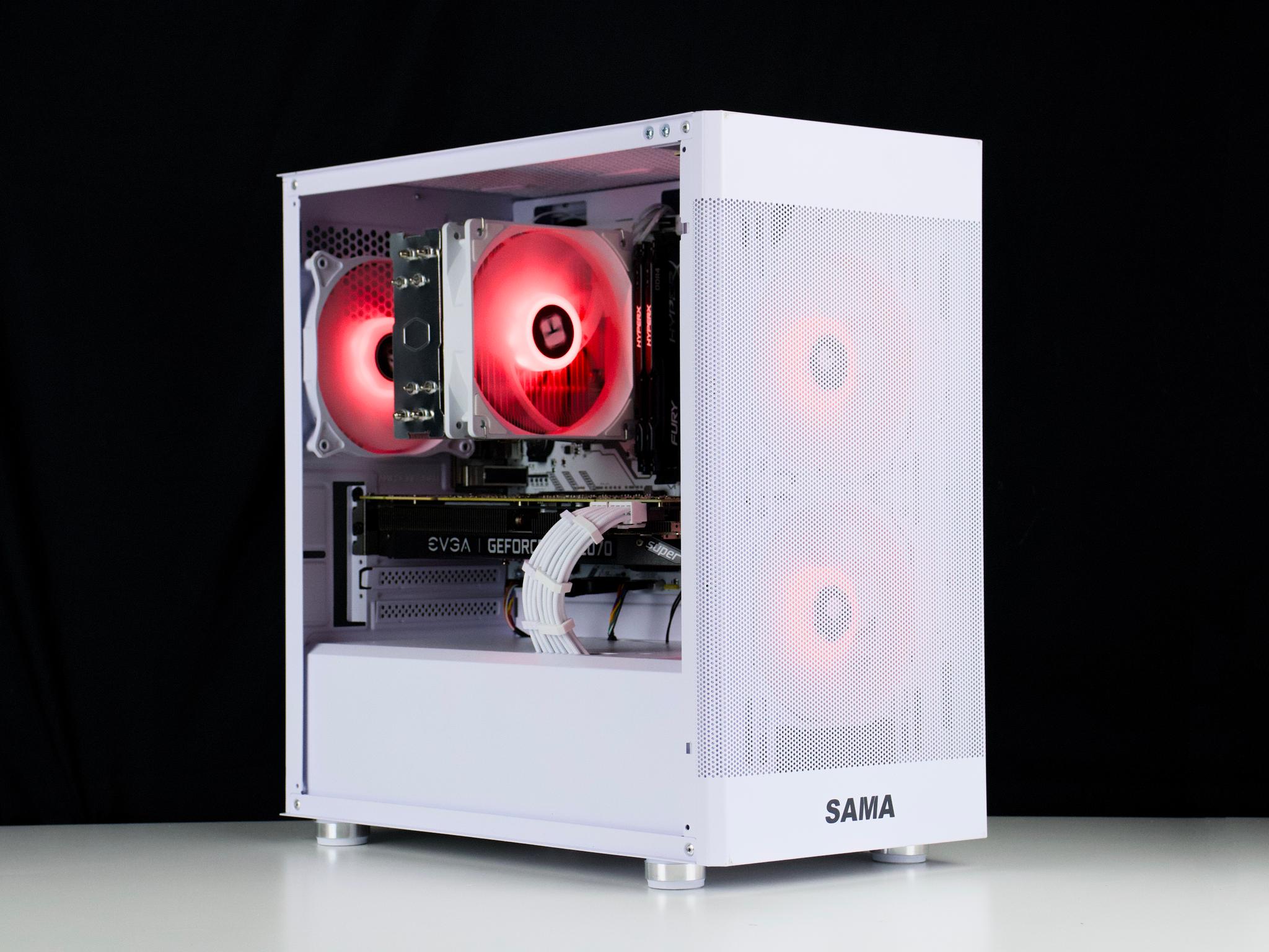 🧊❄️🧊 White Gaming PC – RTX 2070 Super , Ryzen 5 5500, 16GB RAM, 500GB SSD 🧊❄️🧊