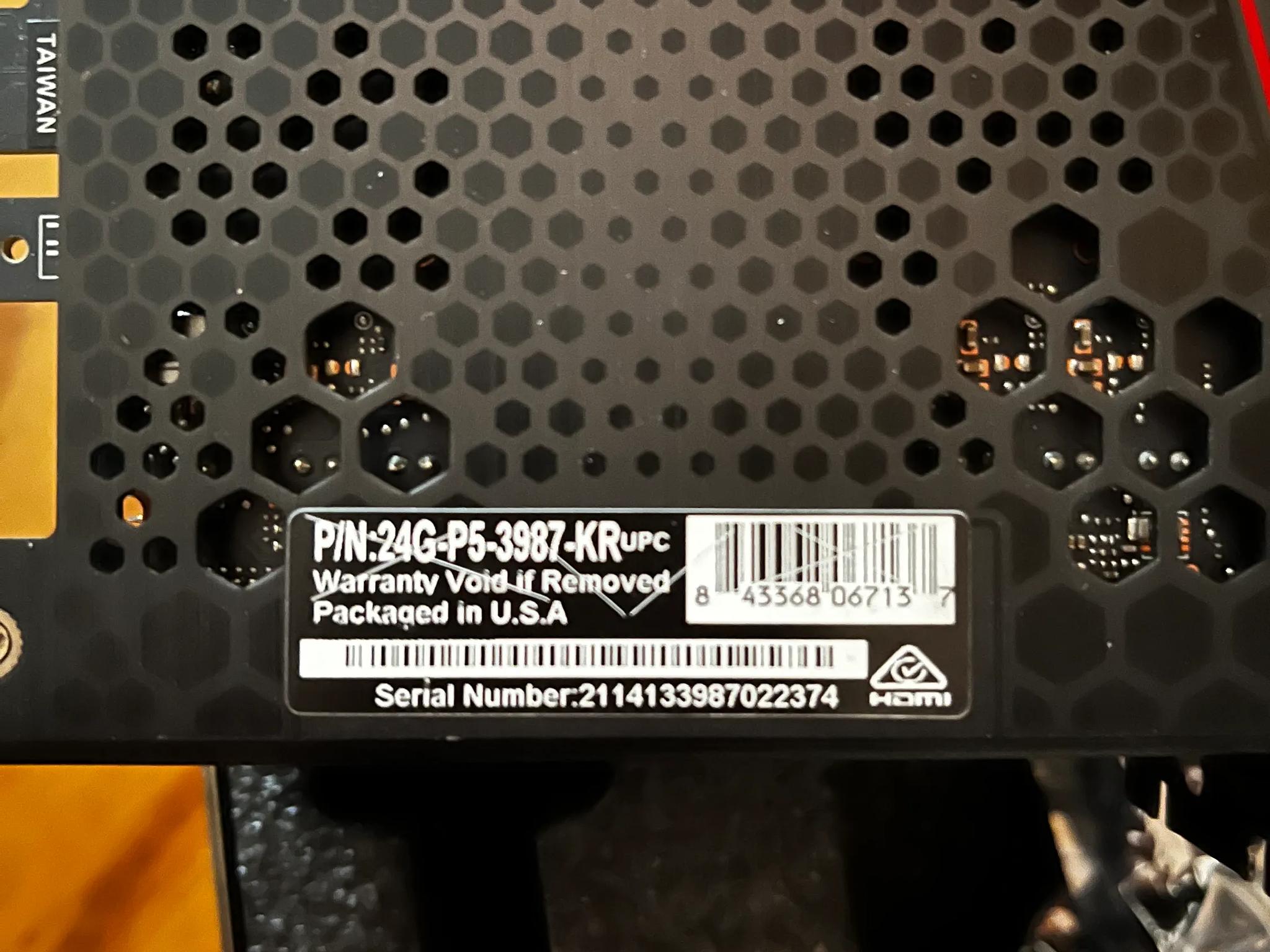 EVGA RTX 3090 24GB VRAM WmK thermal solution