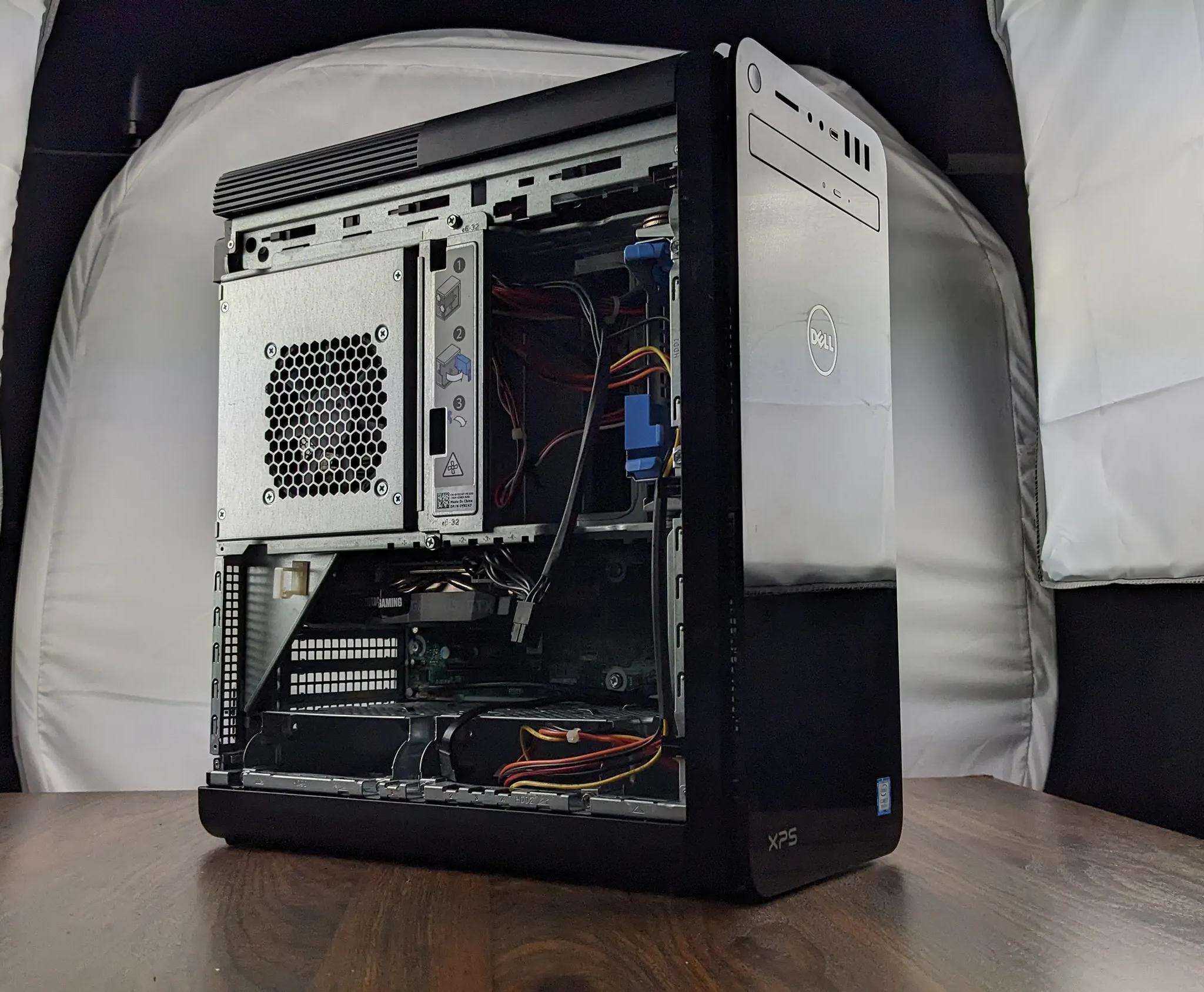 GamerSxin Refurbished Dell XPS Mid Tower. 1440p Gaming PC, i7-8700, 1660 Super, 16GB DDR4, 1TB NVME.